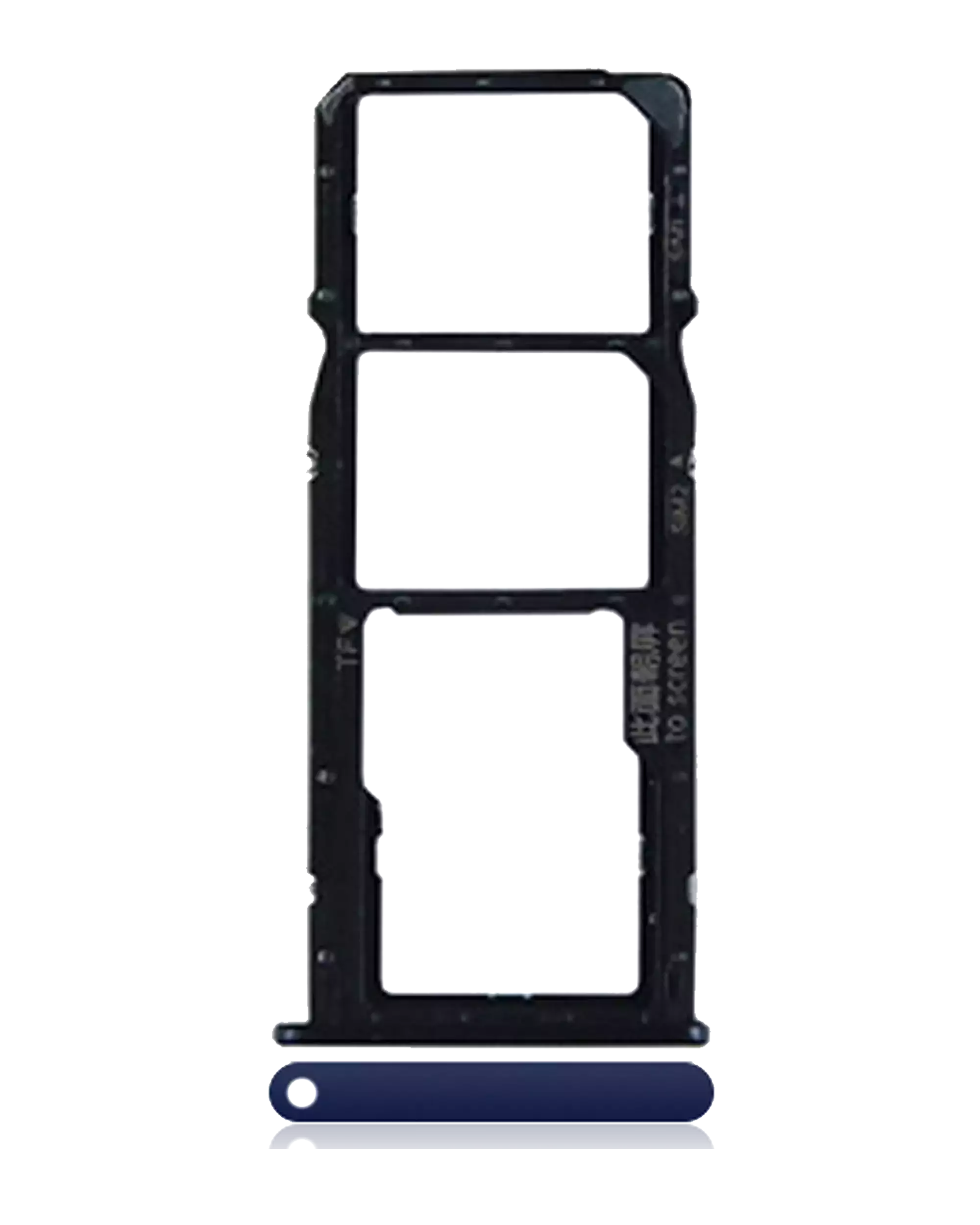 Dual-SIM-Kartenfach für Huawei Y7 Pro (2018) (Blau)