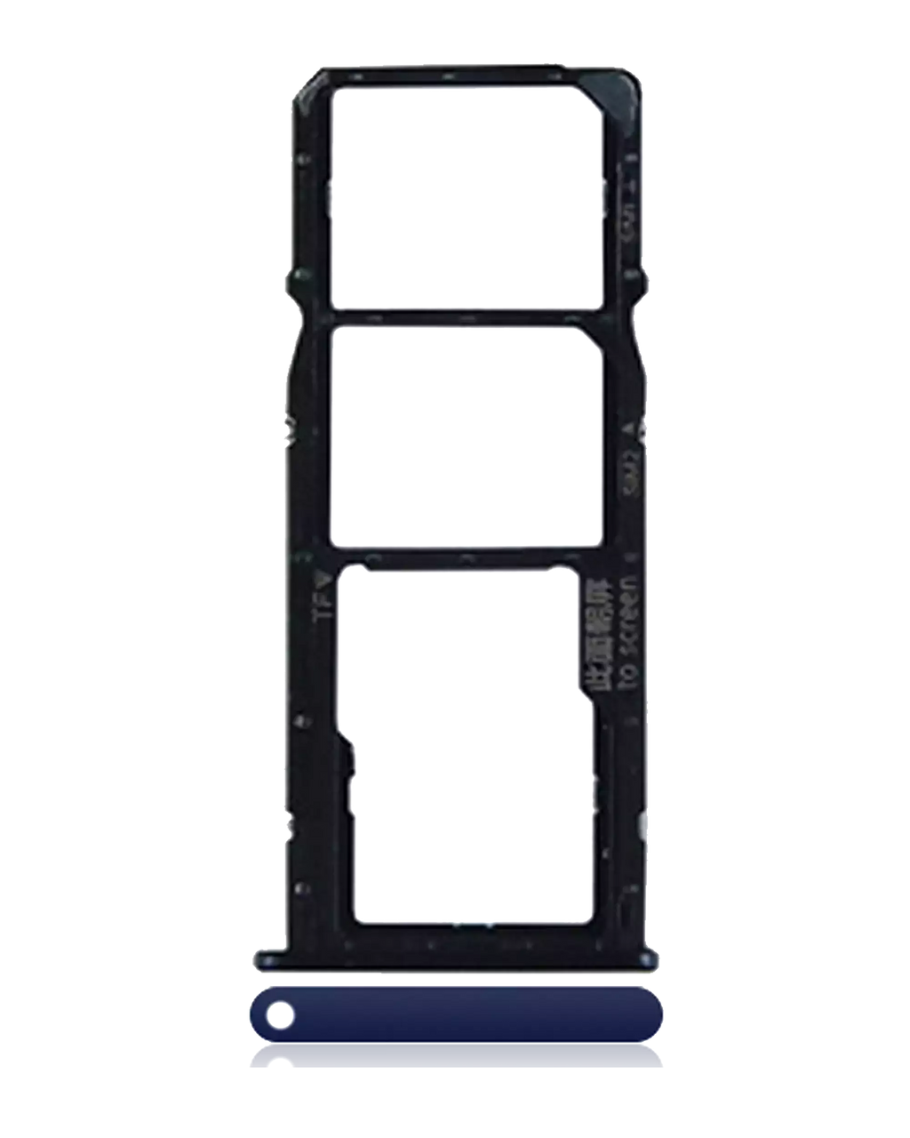 Dual-SIM-Kartenfach für Huawei Y7 Pro (2018) (Blau)