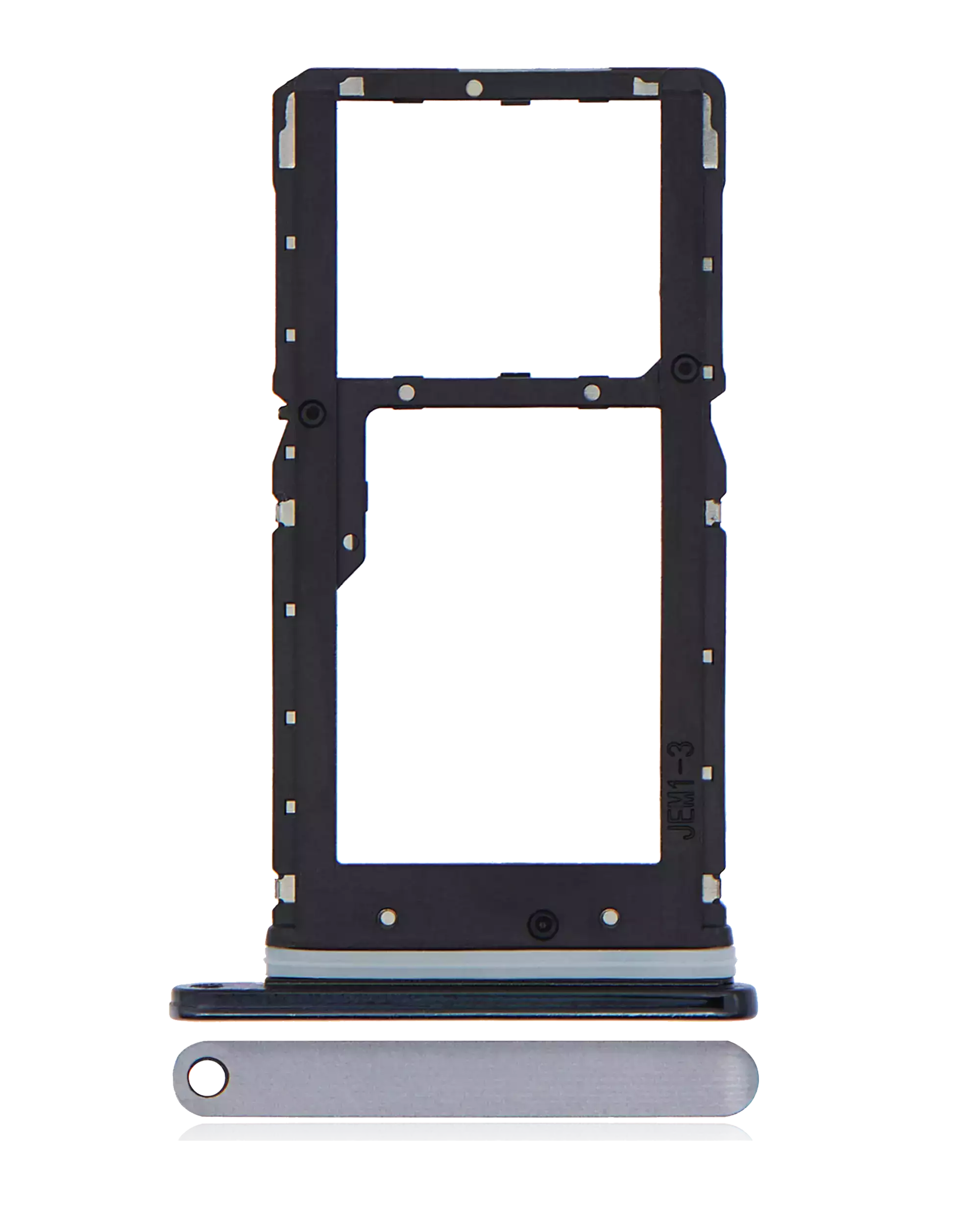 Dual-SIM-Kartenfach für LG Stylo 7 (Schwarz)