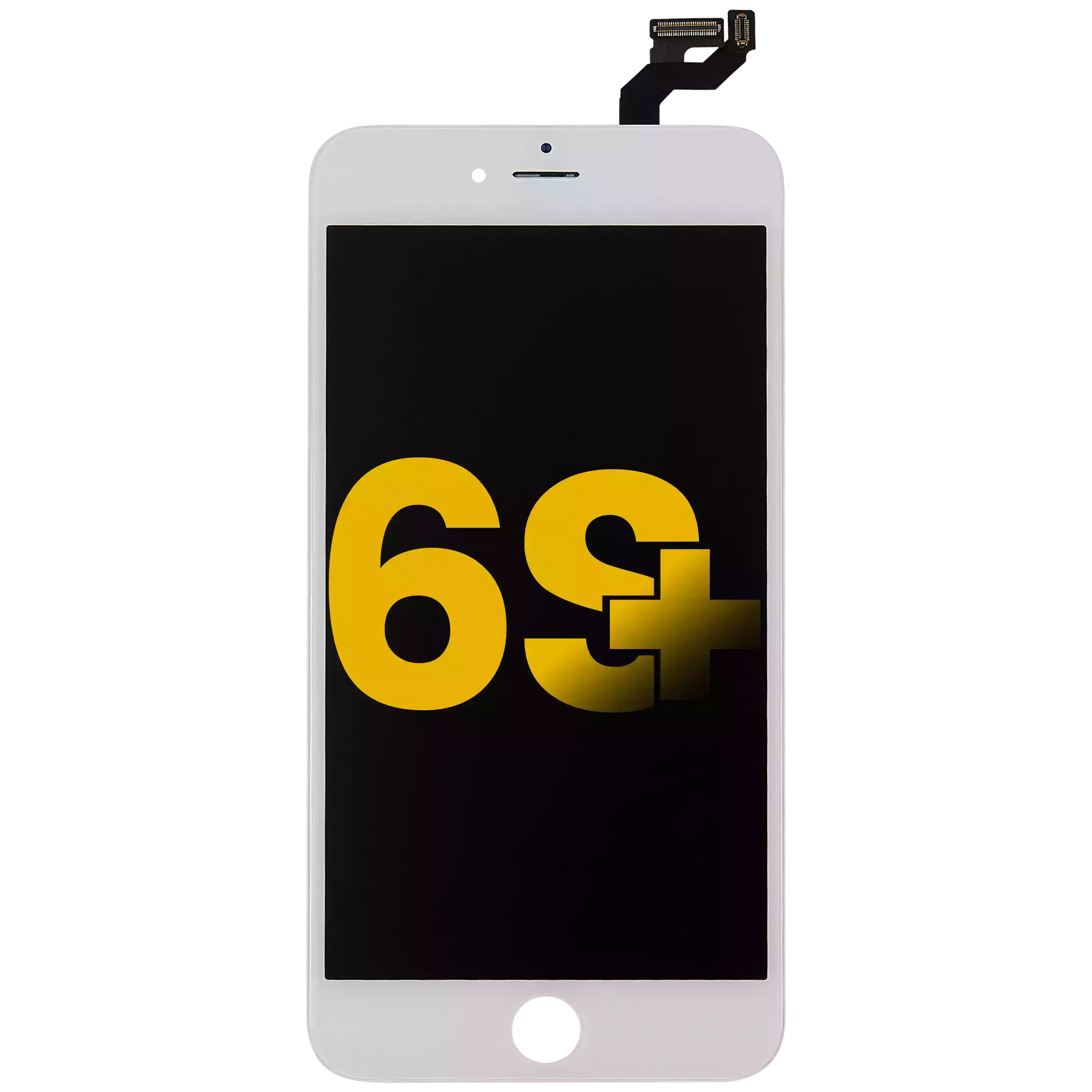 LCD-Display mit Stahlplatte für iPhone 6S Plus (Refurbished) (Weiß)