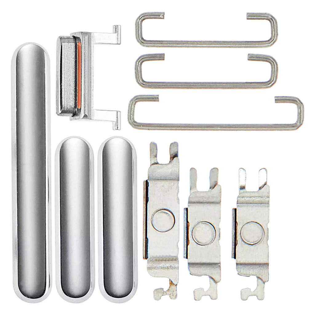 Hard Buttons (Power / Volume / Switch) for iPhone 11 Pro / 11 Pro Max (Silver)