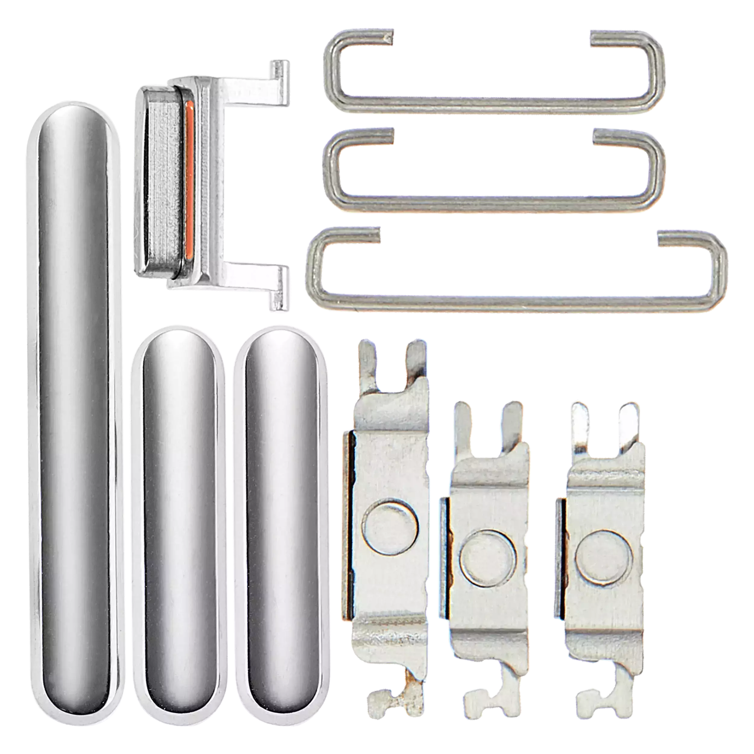 Hard Buttons (Power / Volume / Switch) for iPhone 11 Pro / 11 Pro Max (Silver)