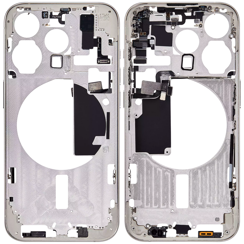 Original Apple-Ausbau B gebraucht – iPhone 15 Pro US Version Rahmen Weiß