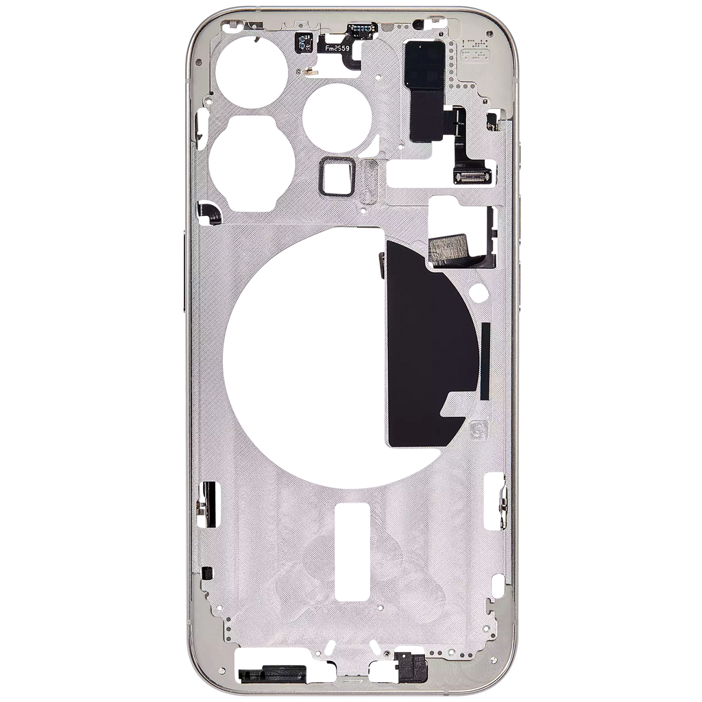 Original Apple-Ausbau B gebraucht – iPhone 15 Pro US Version Rahmen Weiß