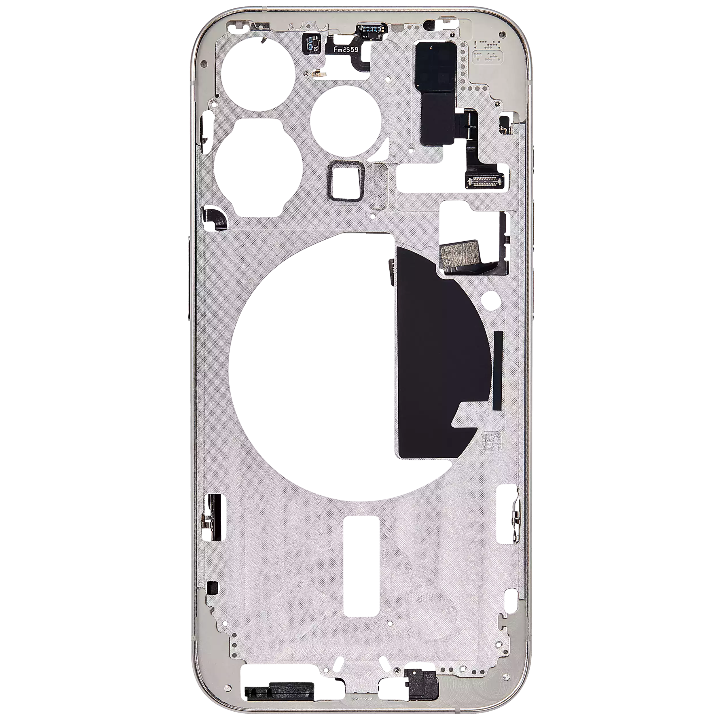 Original Apple-Ausbau B gebraucht – iPhone 15 Pro US Version Rahmen Weiß