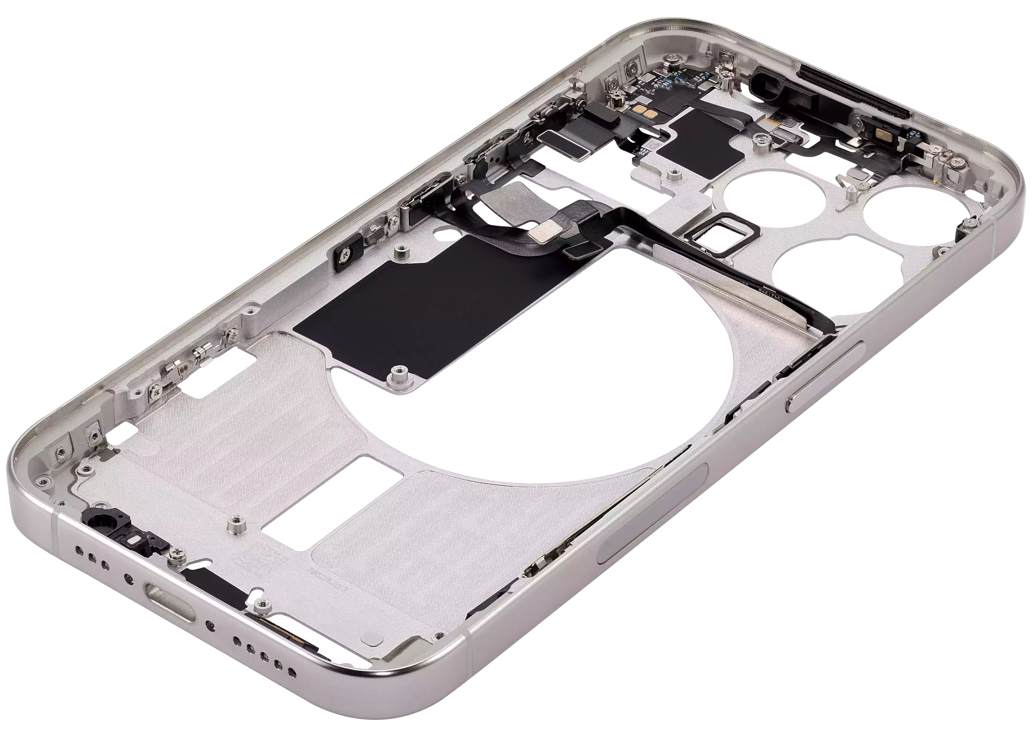 Original Apple-Ausbau B gebraucht – iPhone 15 Pro US Version Rahmen Weiß