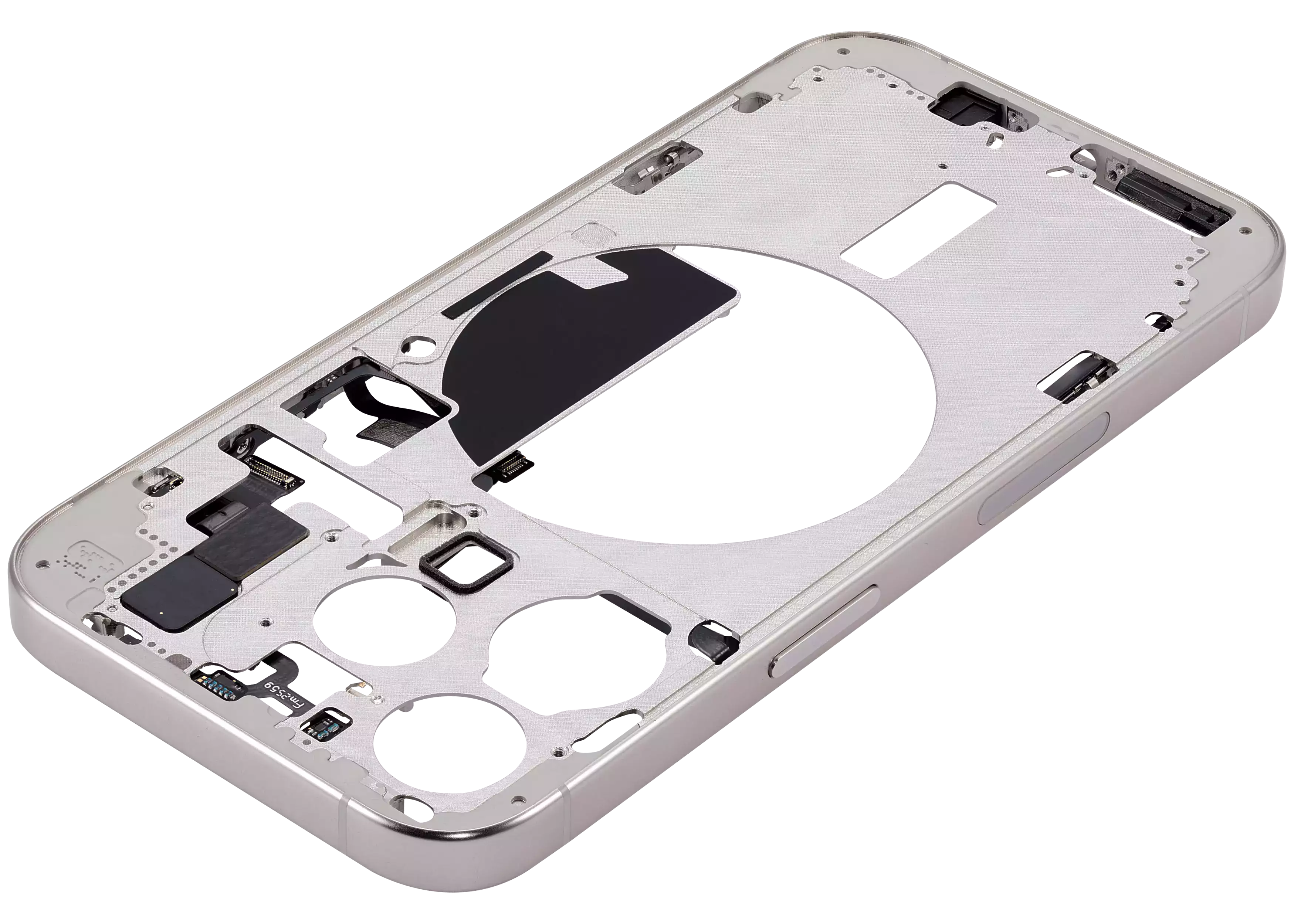 Original Apple-Ausbau B gebraucht – iPhone 15 Pro US Version Rahmen Weiß