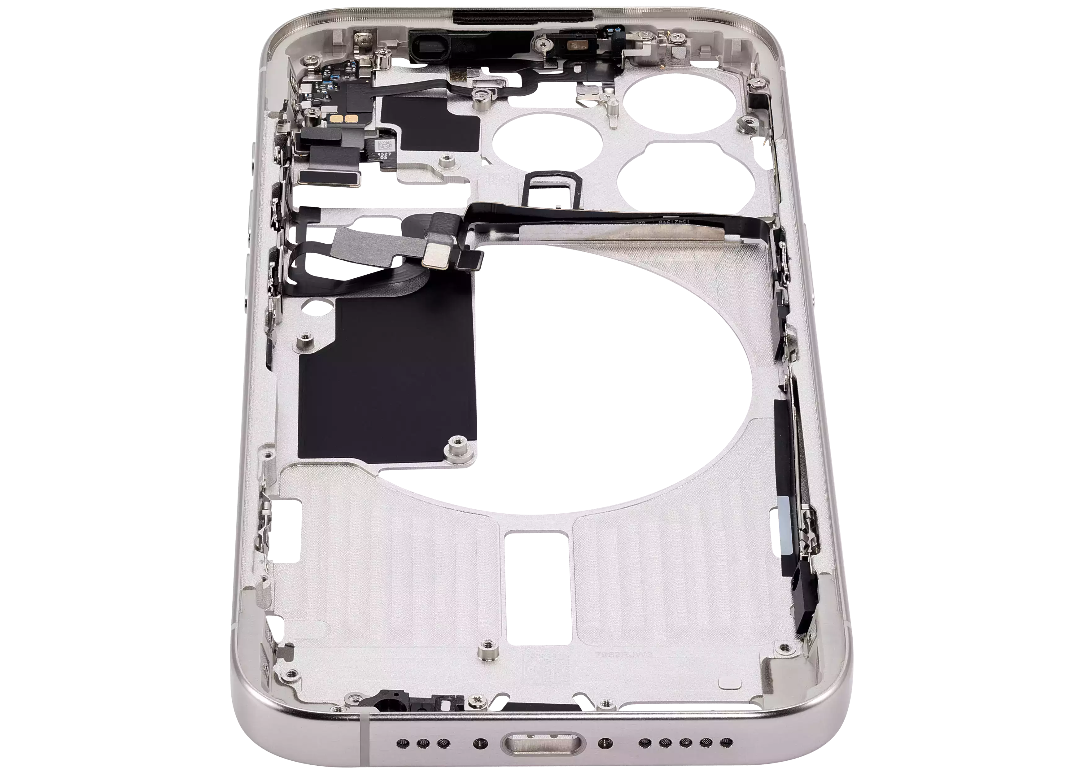 Original Apple-Ausbau B gebraucht – iPhone 15 Pro US Version Rahmen Weiß