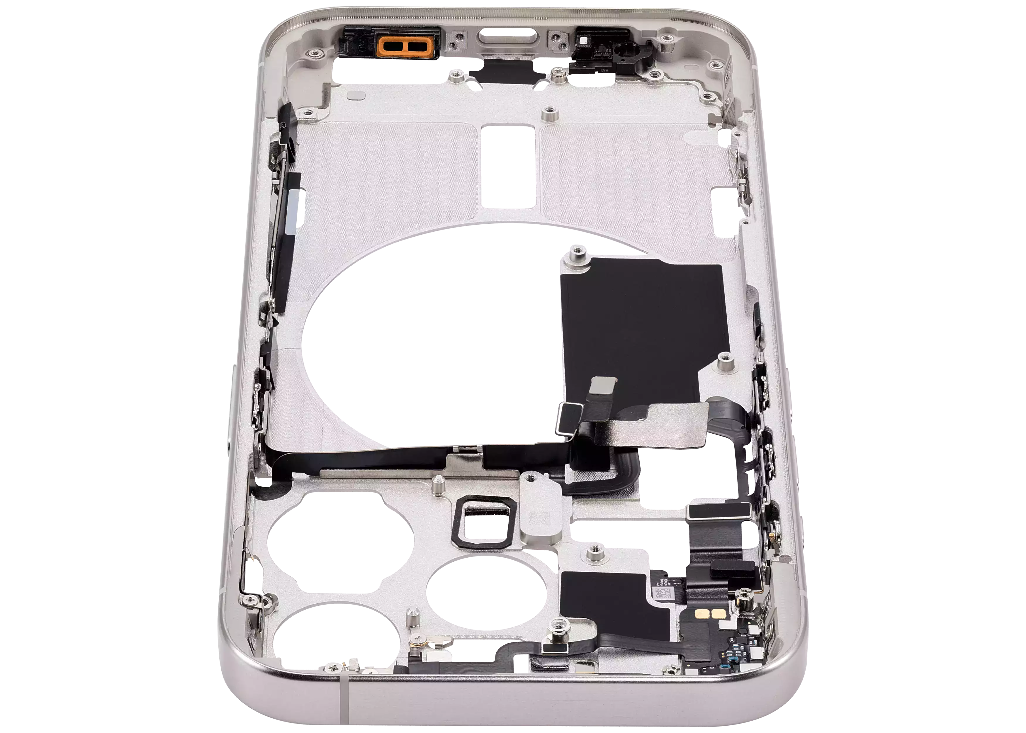 Original Apple-Ausbau B gebraucht – iPhone 15 Pro US Version Rahmen Weiß