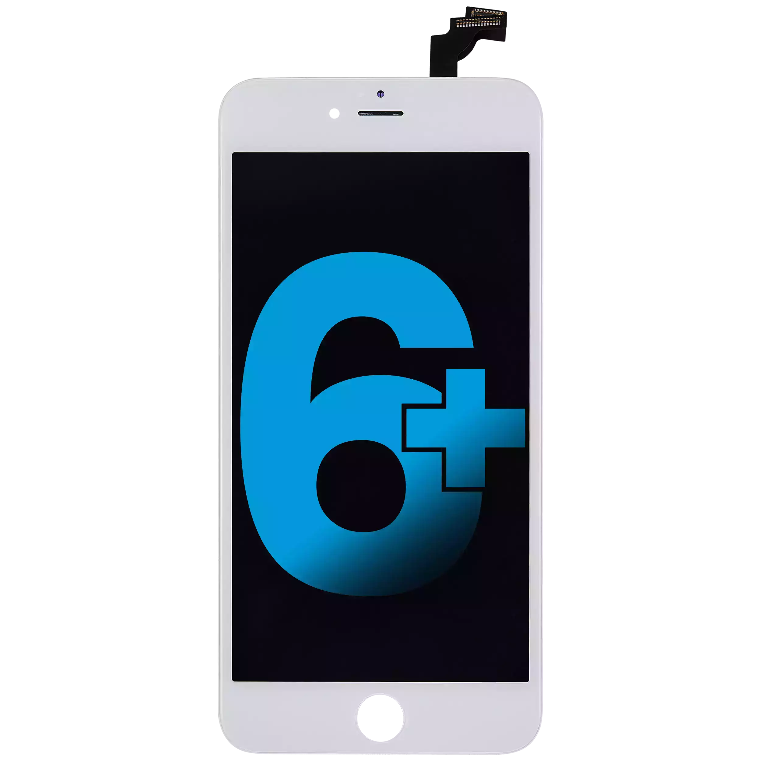 LCD-Display für iPhone 6 Plus (Aftermarket AQ7) – Weiß