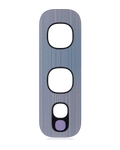 Rear Camera Lens Glass (Glass Only) with Adhesive for Samsung Galaxy S10E (Silver) (10-Pack)