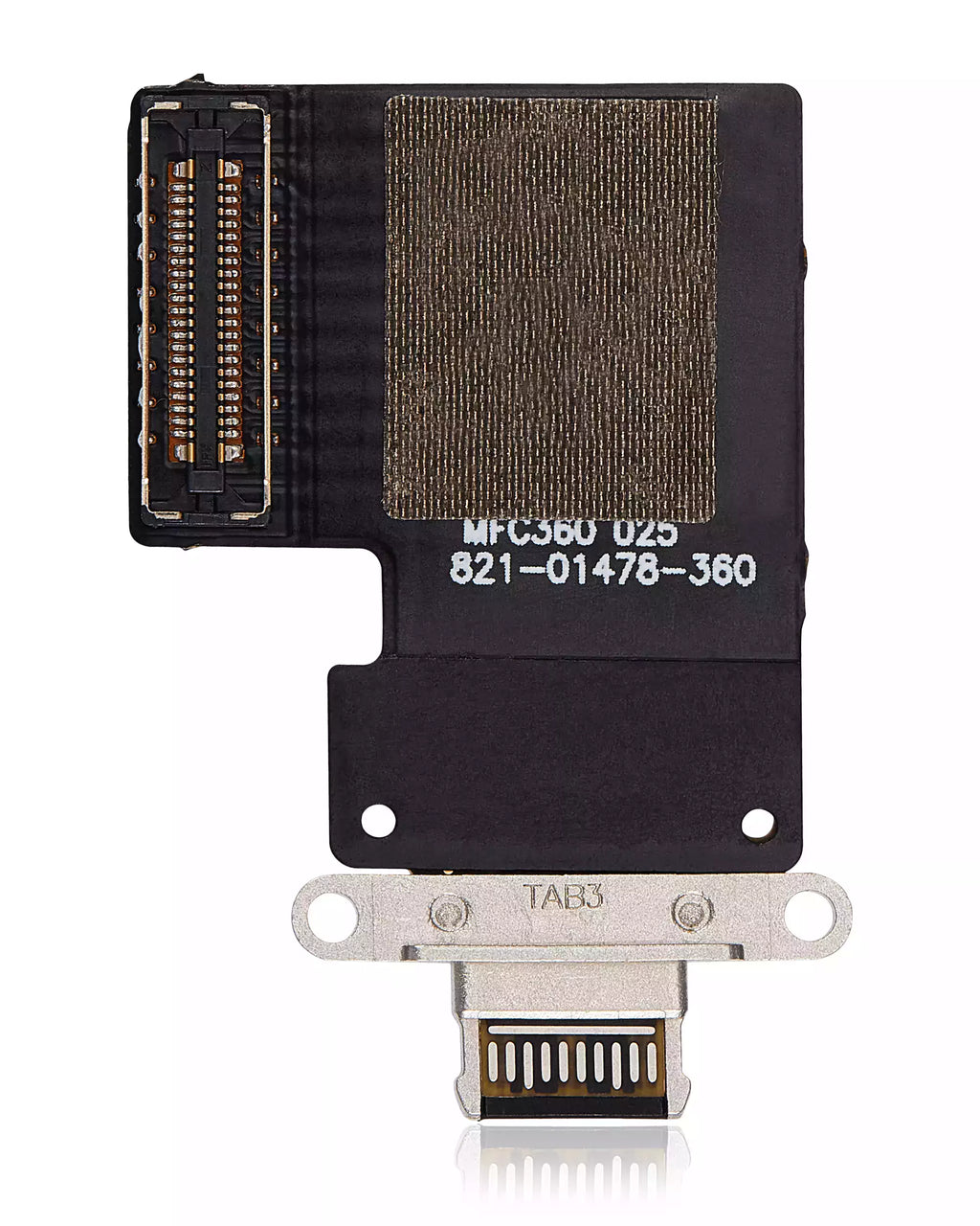 Ladebuchse-Flexkabel iPad Pro 12.9/11 (3./4. Gen, 1./2. Gen) Premium Schwarz