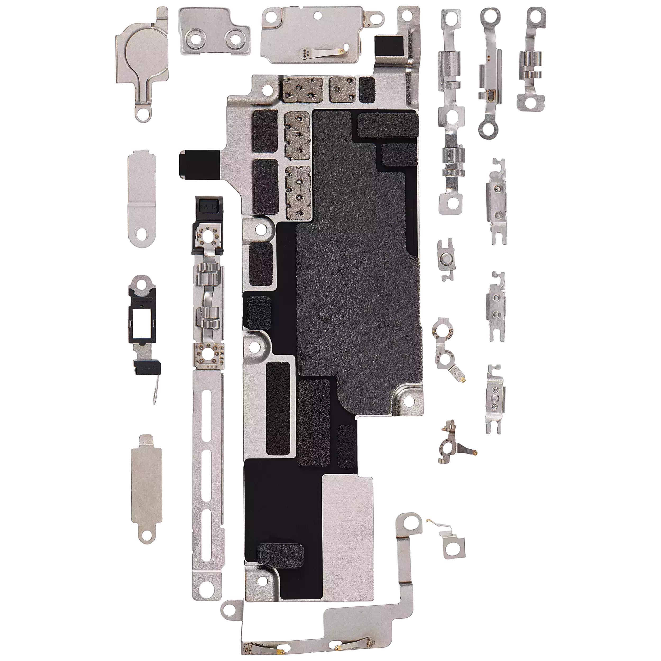Komplettset Kleine Metallbrücke für iPhone 15 Pro Max