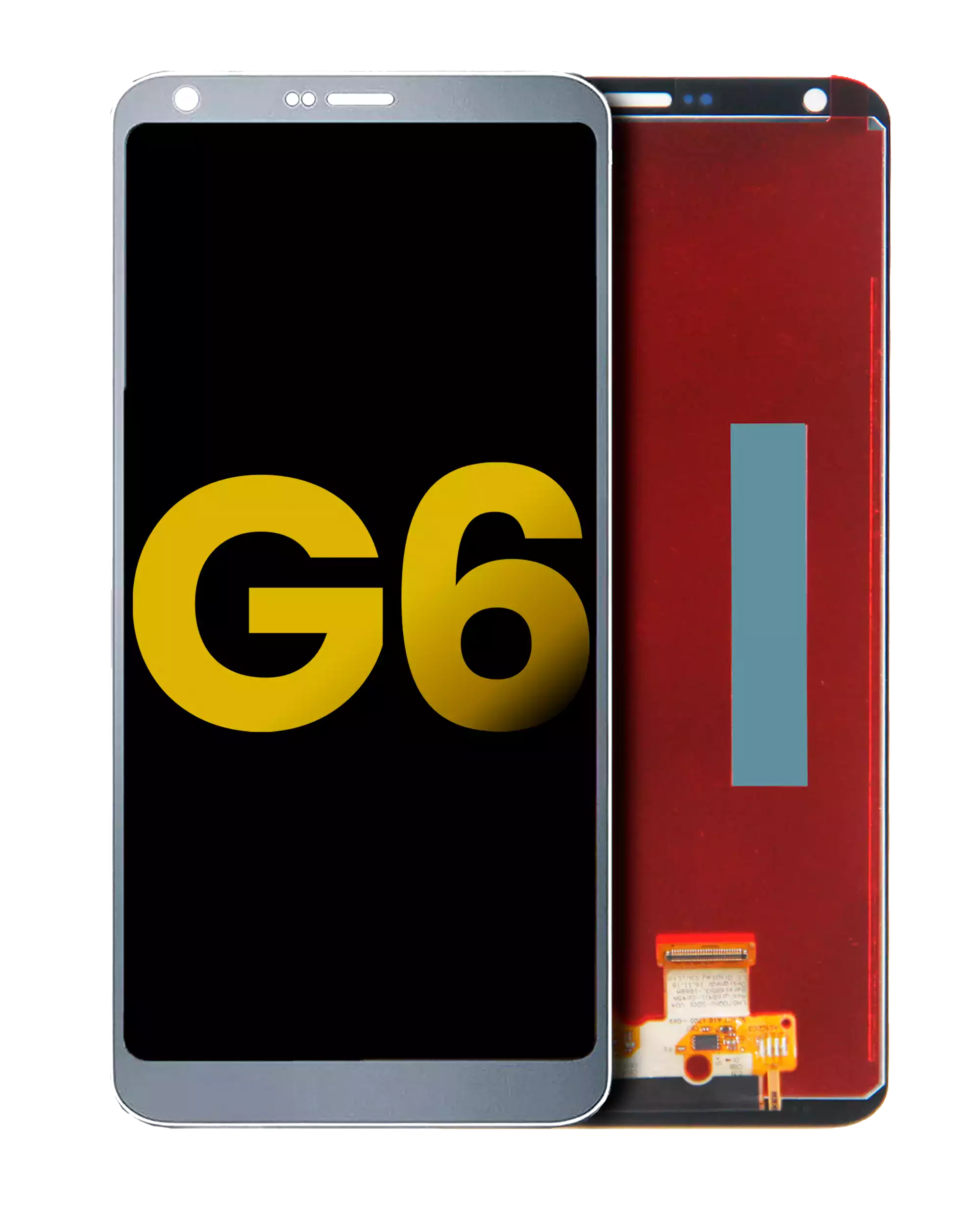 LCD-Display ohne Rahmen für LG G6 (Refurbished) (Ice Platinum Silver)