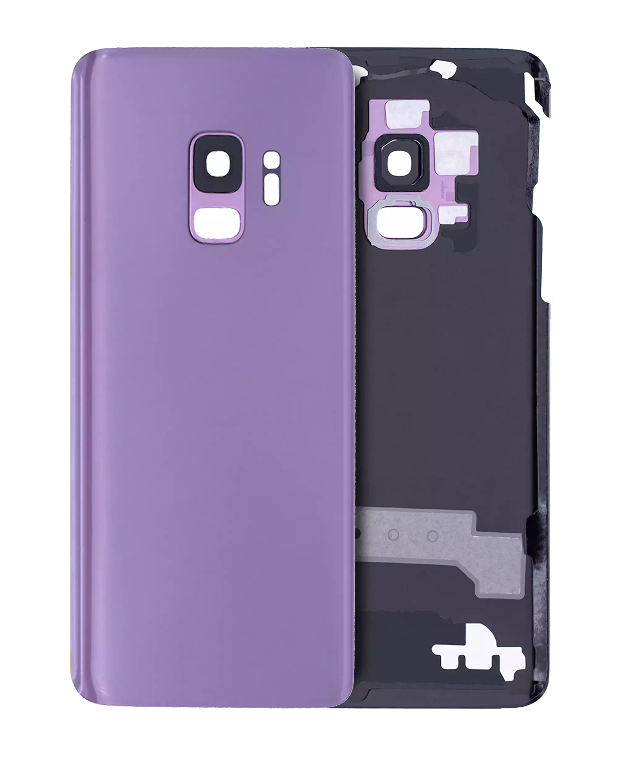 Samsung Galaxy S9 Backcover Kameralinse Lila Aftermarket Plus