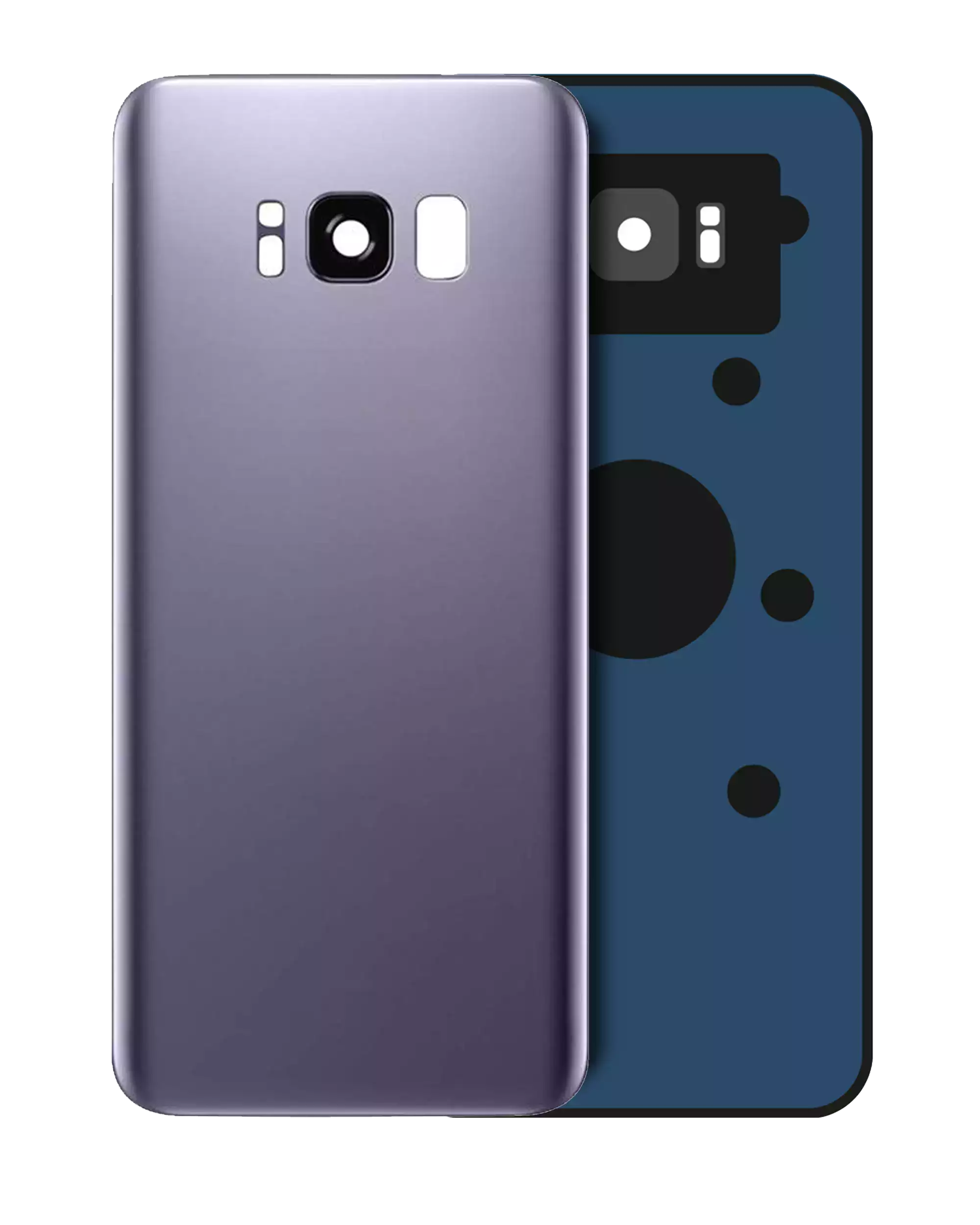 Backcover mit Kamera Samsung Galaxy S8 Orchid Gray Aftermarket Plus