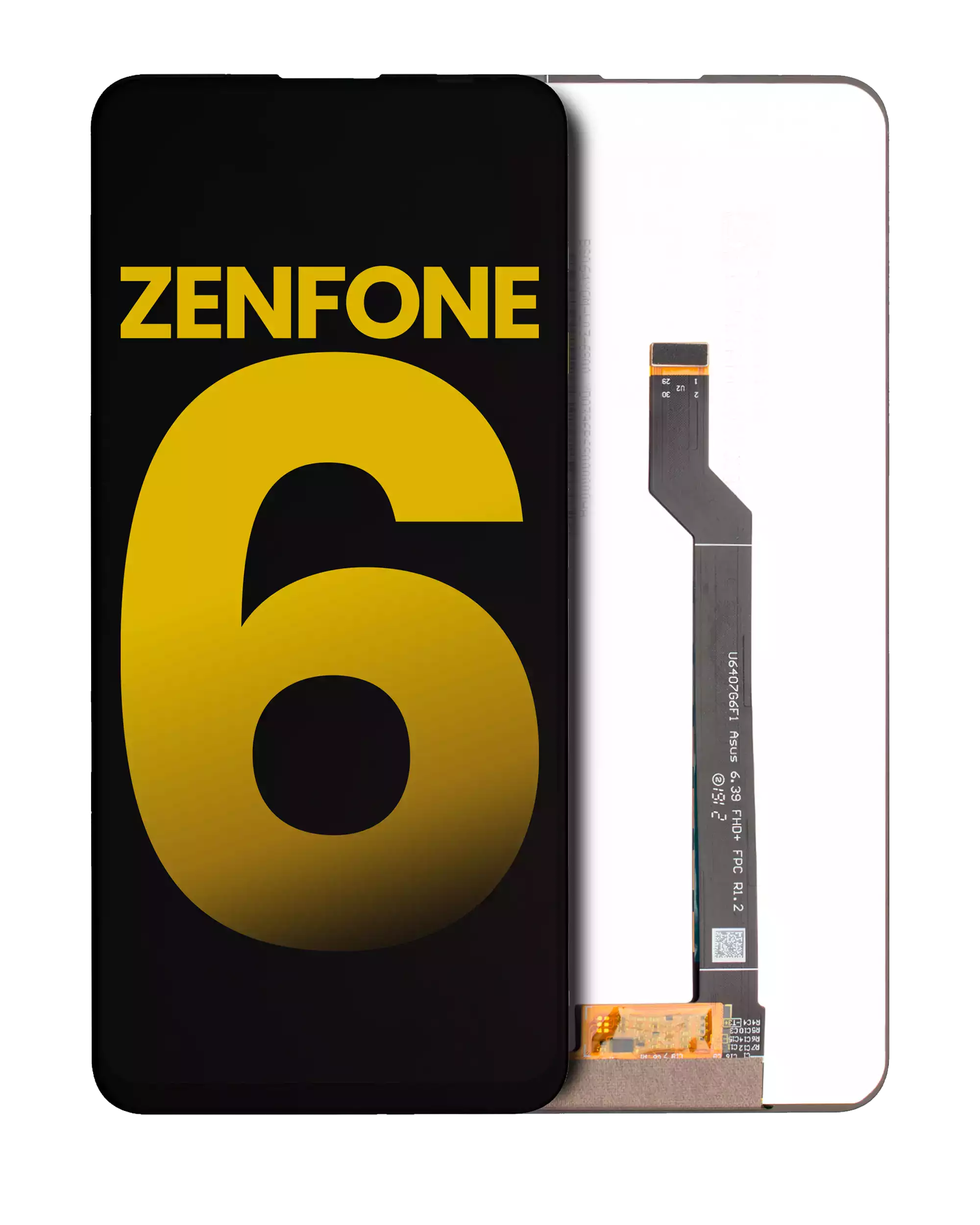 LCD-Display ohne Rahmen Asus ZenFone 6 Refurbished alle Farben