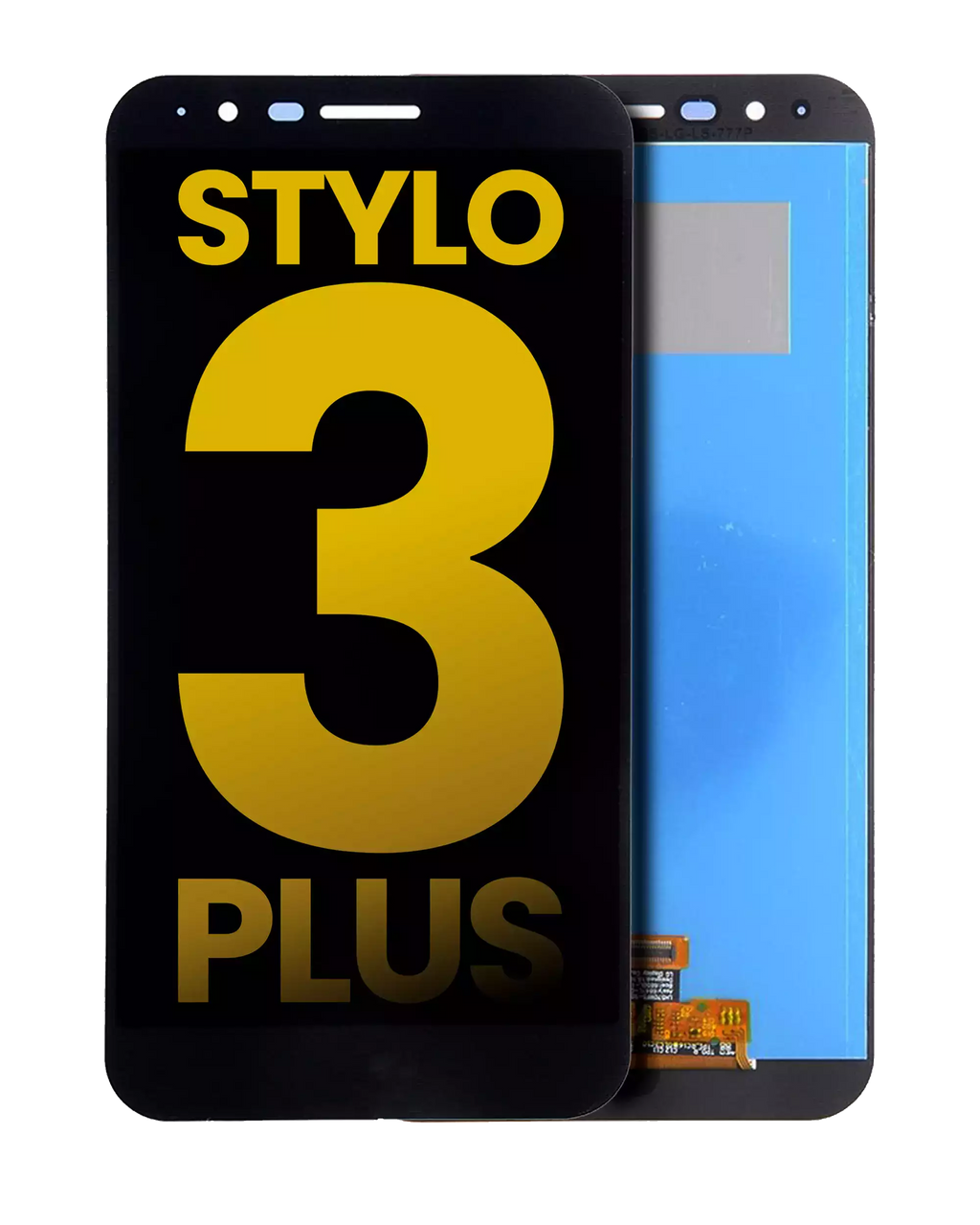 LCD-Display ohne Rahmen für LG Stylo 3 Plus Refurbished Schwarz