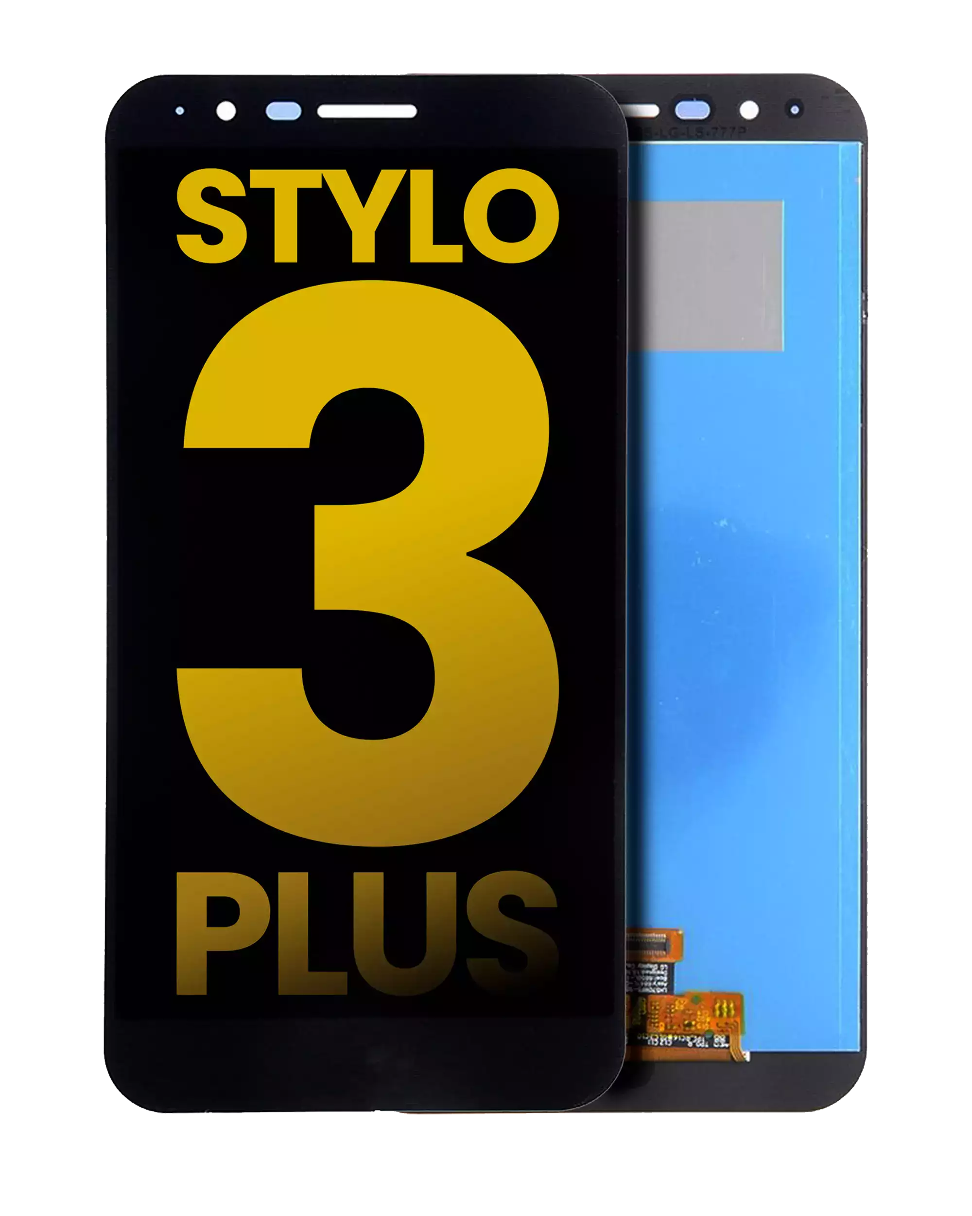 LCD-Display ohne Rahmen für LG Stylo 3 Plus Refurbished Schwarz