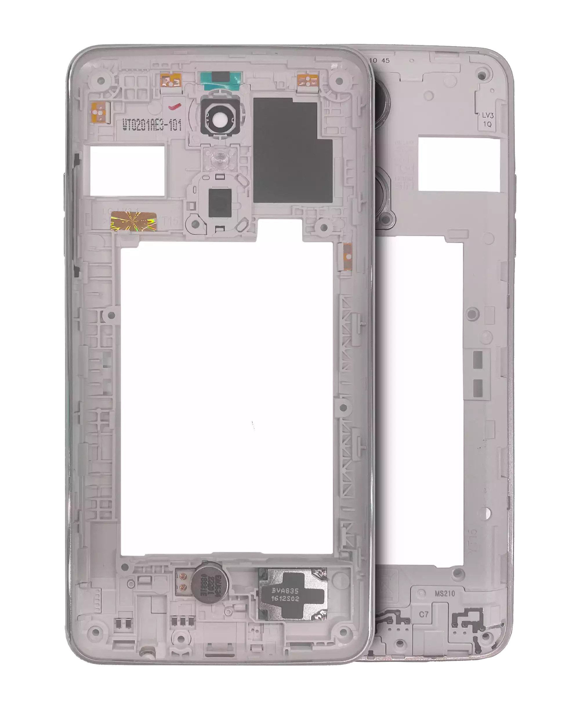 Midframe/Rahmen LG K8/Aristo Silber OEM