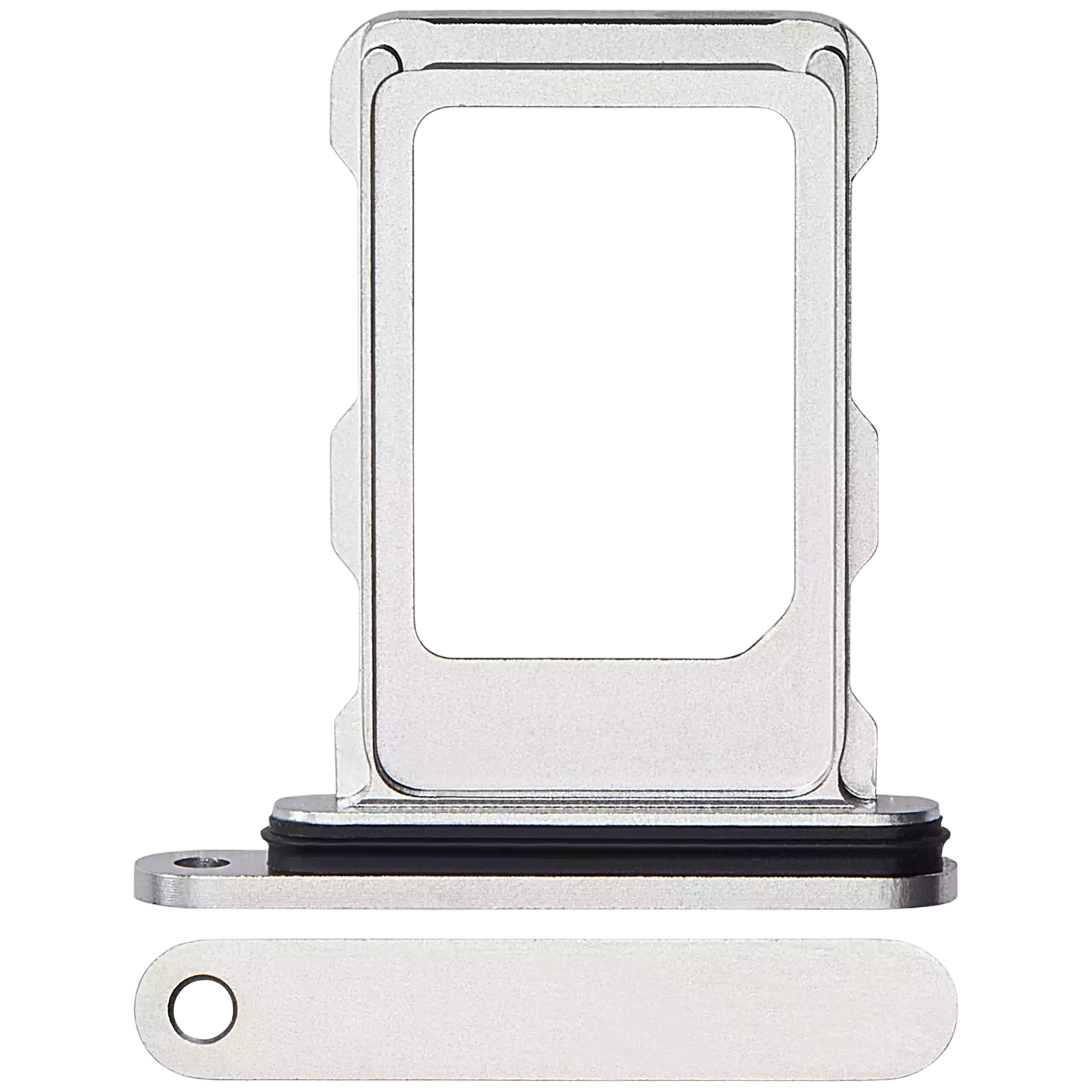 Single SIM Card Tray for iPhone 16 Pro / 16 Pro Max (White Titanium)
