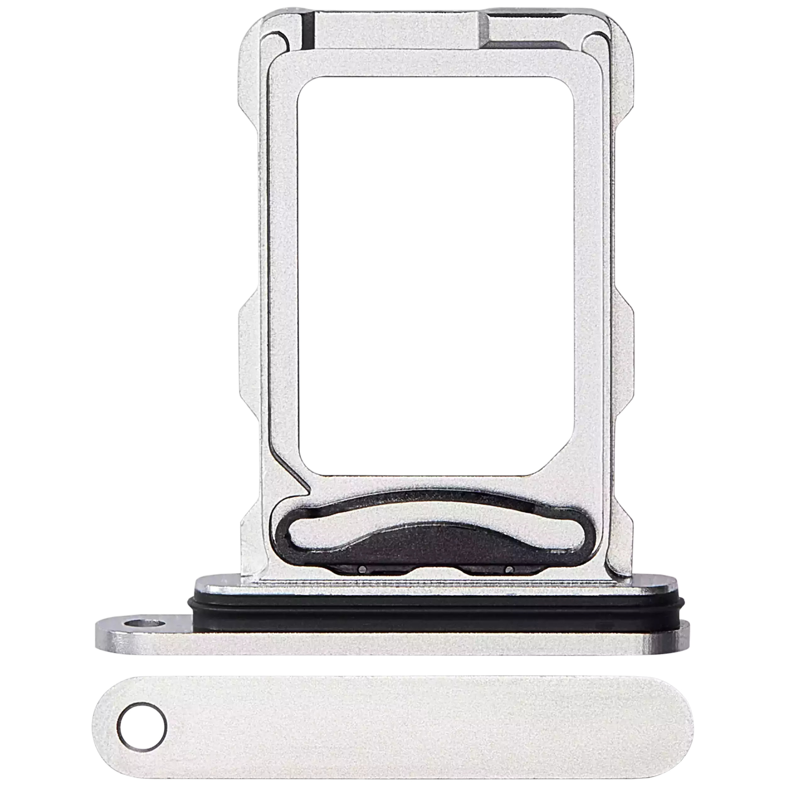 Dual-SIM-Kartenfach für iPhone 16 Pro / 16 Pro Max (Weiß Titanium)