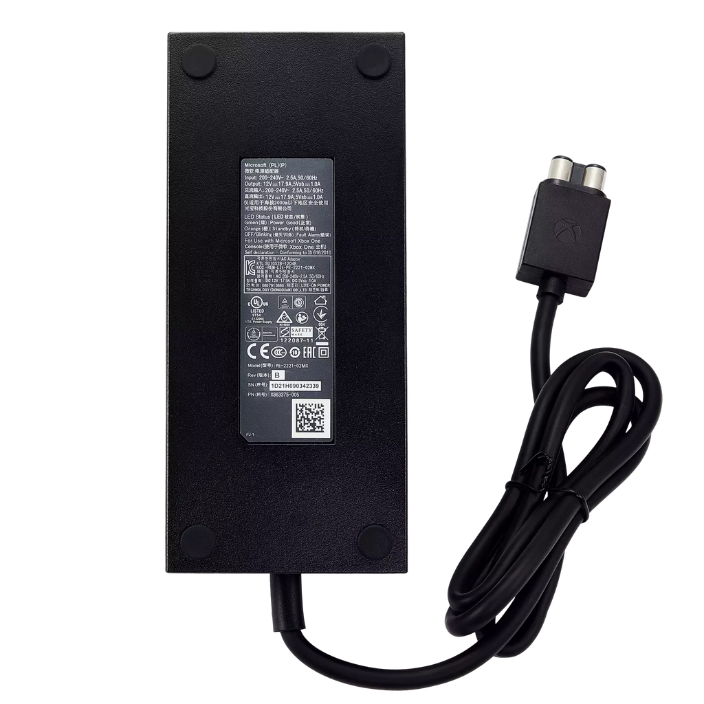 AC-Netzteil / Ladegerät für Microsoft Xbox One (200-240 V, ohne AC-Kabel)