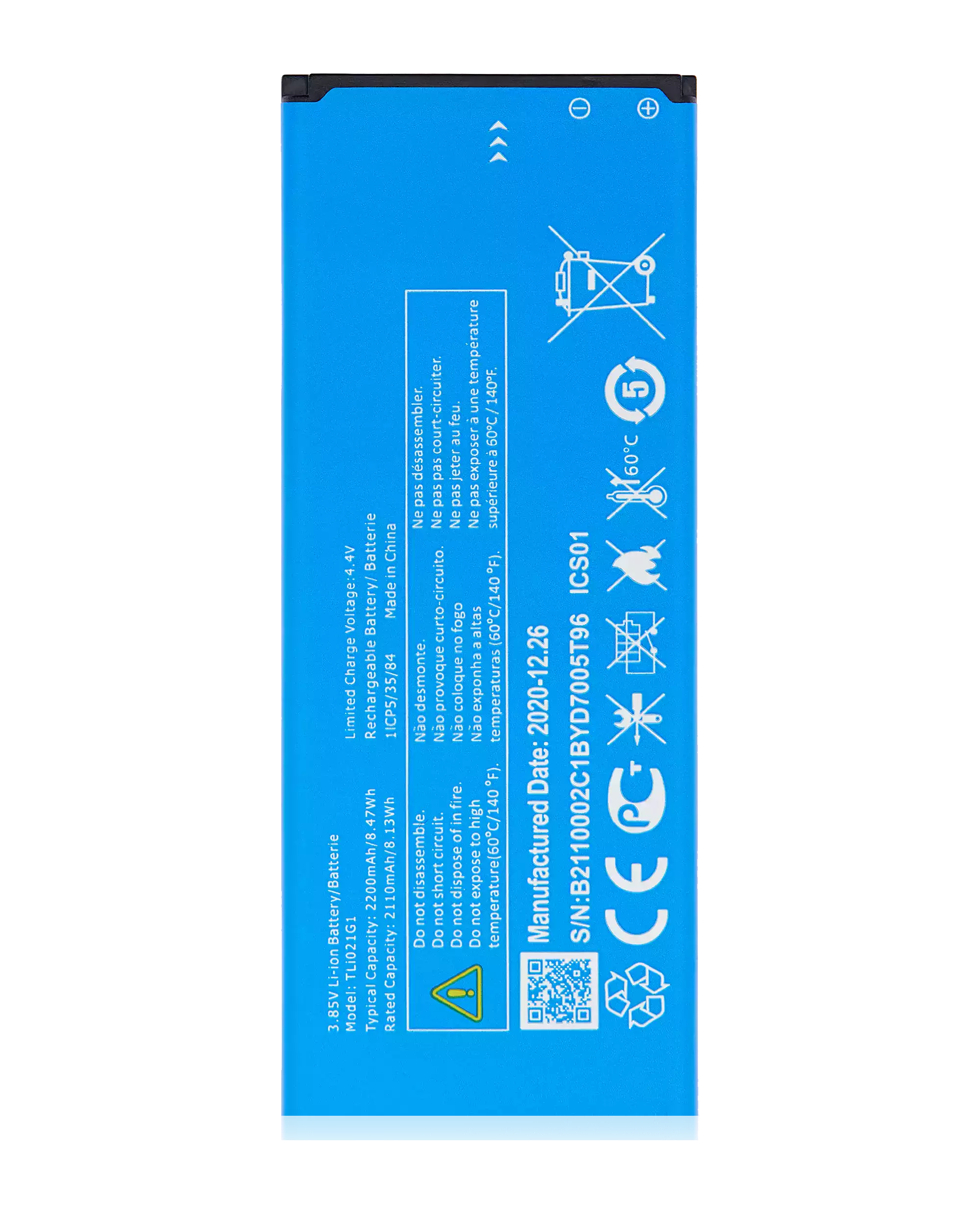 Ersatzbatterie für Alcatel Insight (5005R / 2019) / TCL A1 (A501DL) (Tli021g1)
