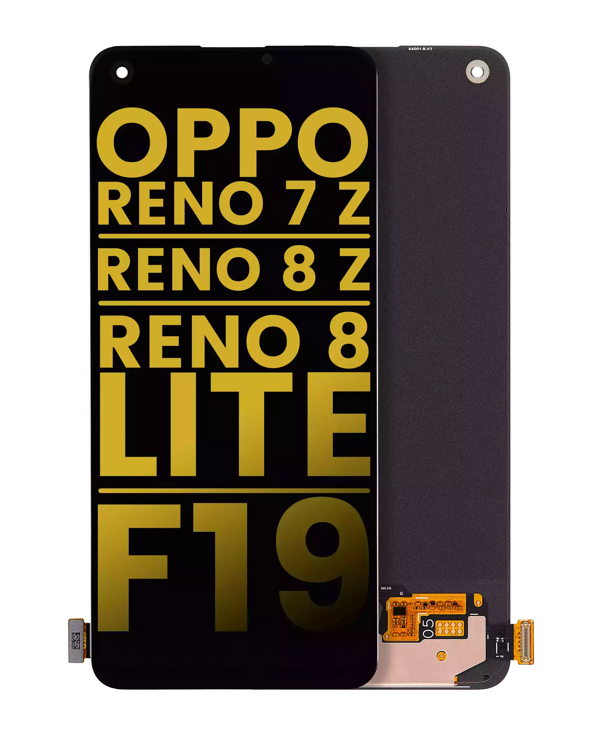 OLED-Display ohne Rahmen für OPPO Reno 7Z/8Z/8 Lite/F19 Refurbished