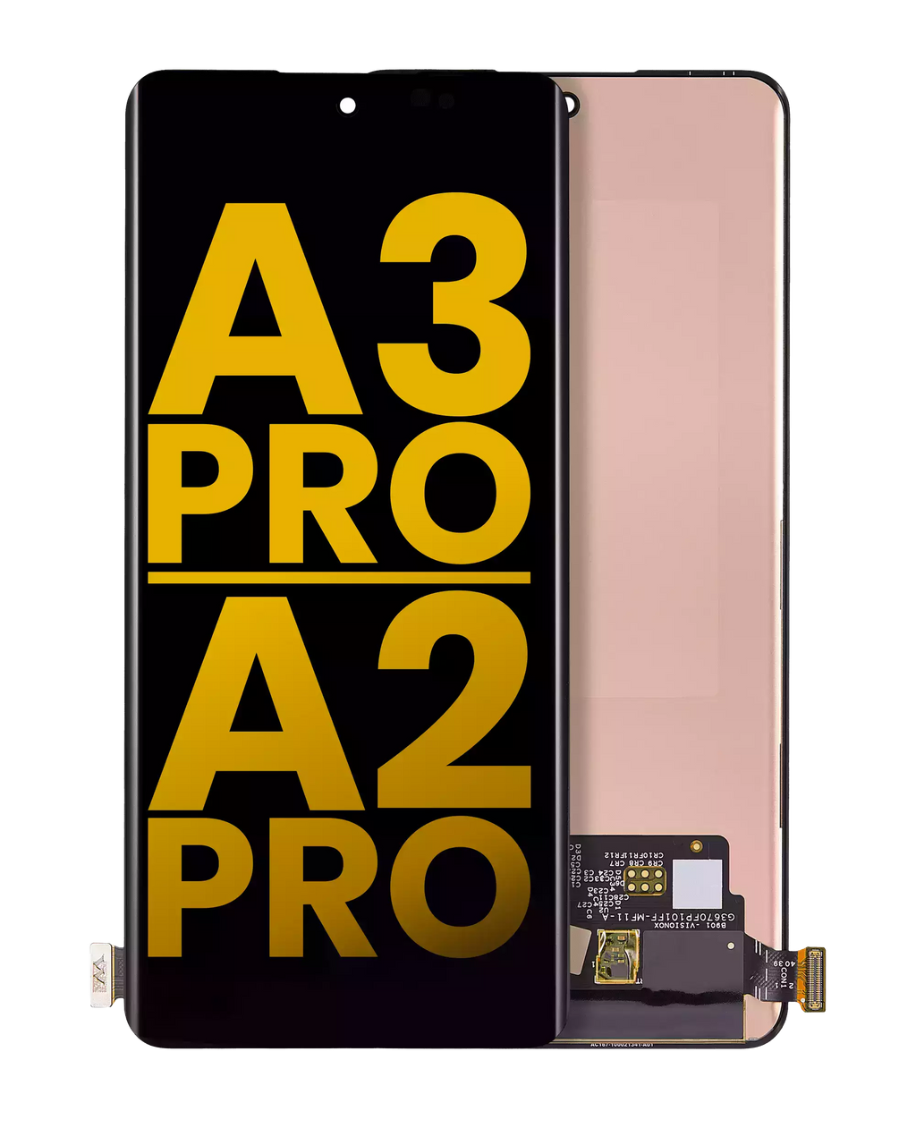 OLED-Display ohne Rahmen für OPPO A2 Pro (Refurbished) (Alle Farben)