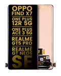 Frameless OLED Display for OPPO Find X7, OnePlus 12R 5G, OnePlus Ace 3 5G, Realme GT5 Pro, Realme GT Neo6 SE, Realme GT 6 (International), Realme GT 6T, and Realme GT Neo6 (Refurbished) – All Colors