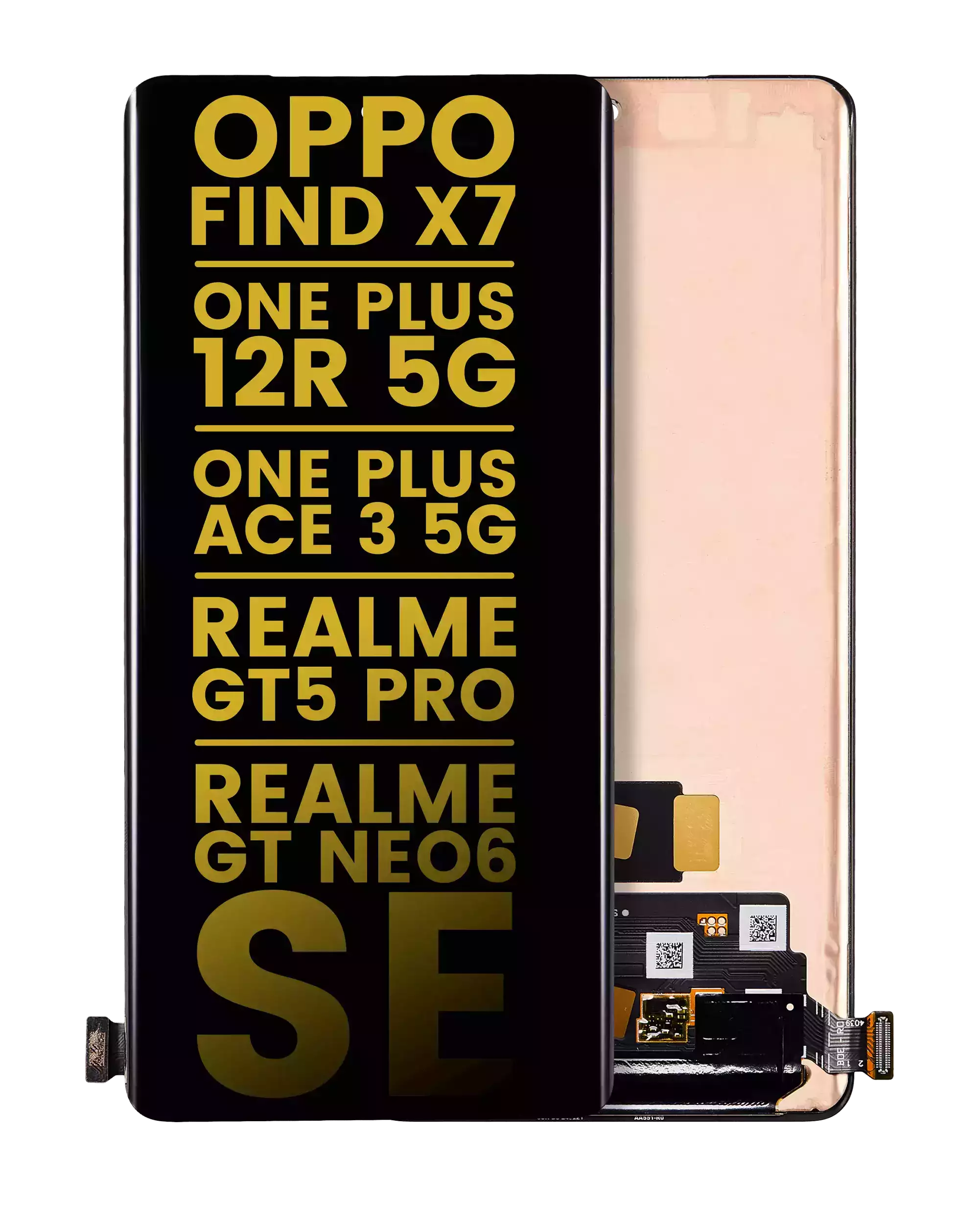 OLED-Display o. Rahmen Refurb. OnePlus 12R, OPPO Find X7 u.a.