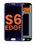 OLED-Display ohne Rahmen für Samsung Galaxy S6 Edge (Qualität B) (Black Sapphire)