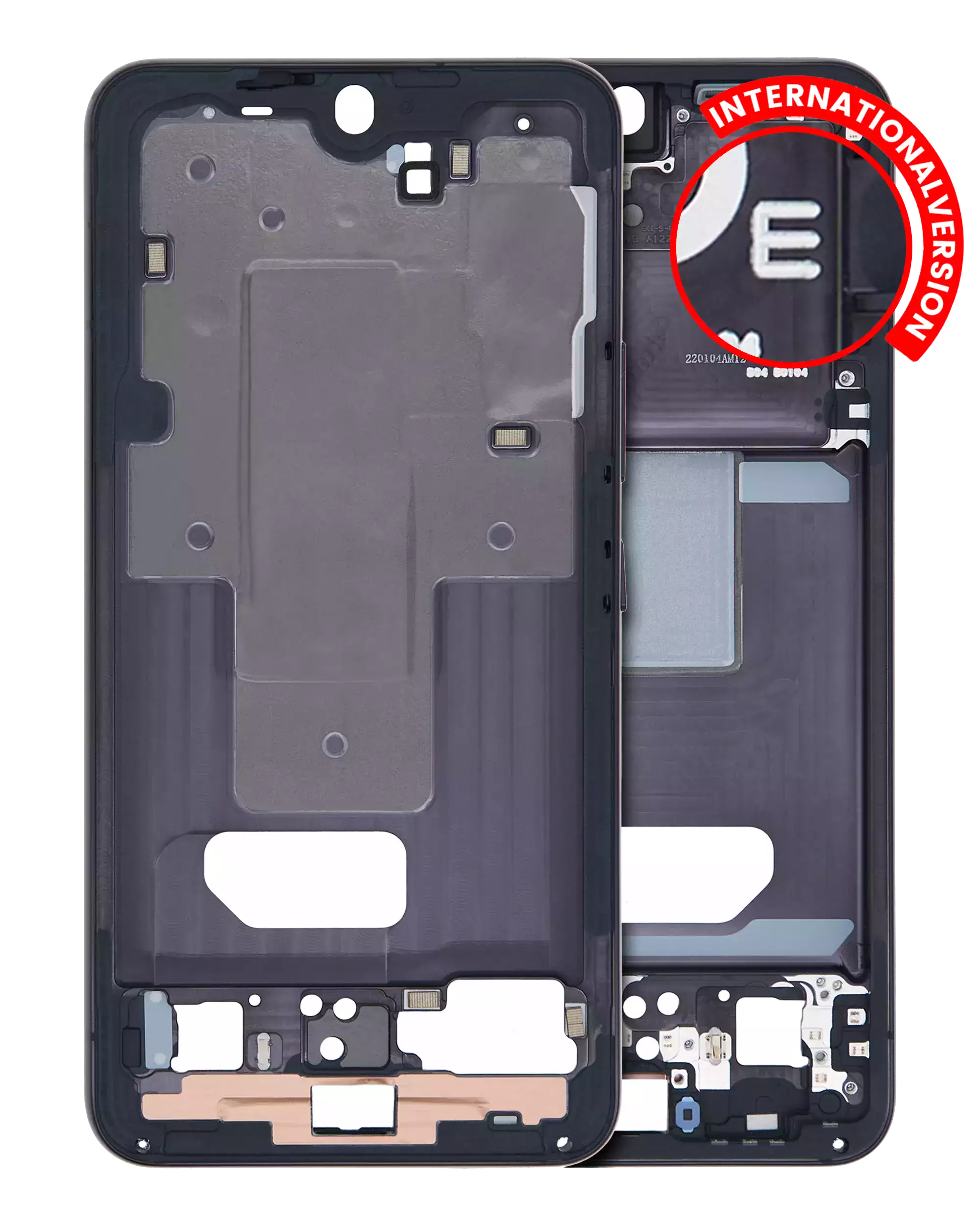 Midframe/Rahmen Samsung Galaxy S22 Phantom Black Gebraucht