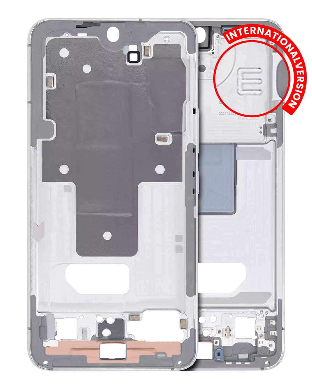 Midframe/Rahmen für Samsung Galaxy S22 5G (Internationale Version) (Weiß)
