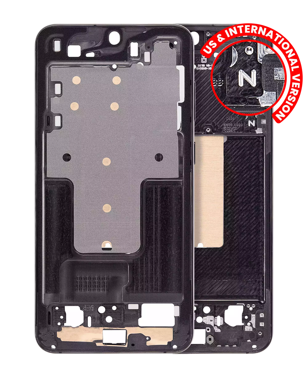 Midframe/Bezel for Samsung Galaxy S23 Plus 5G (US and International Version) (Phantom Black)