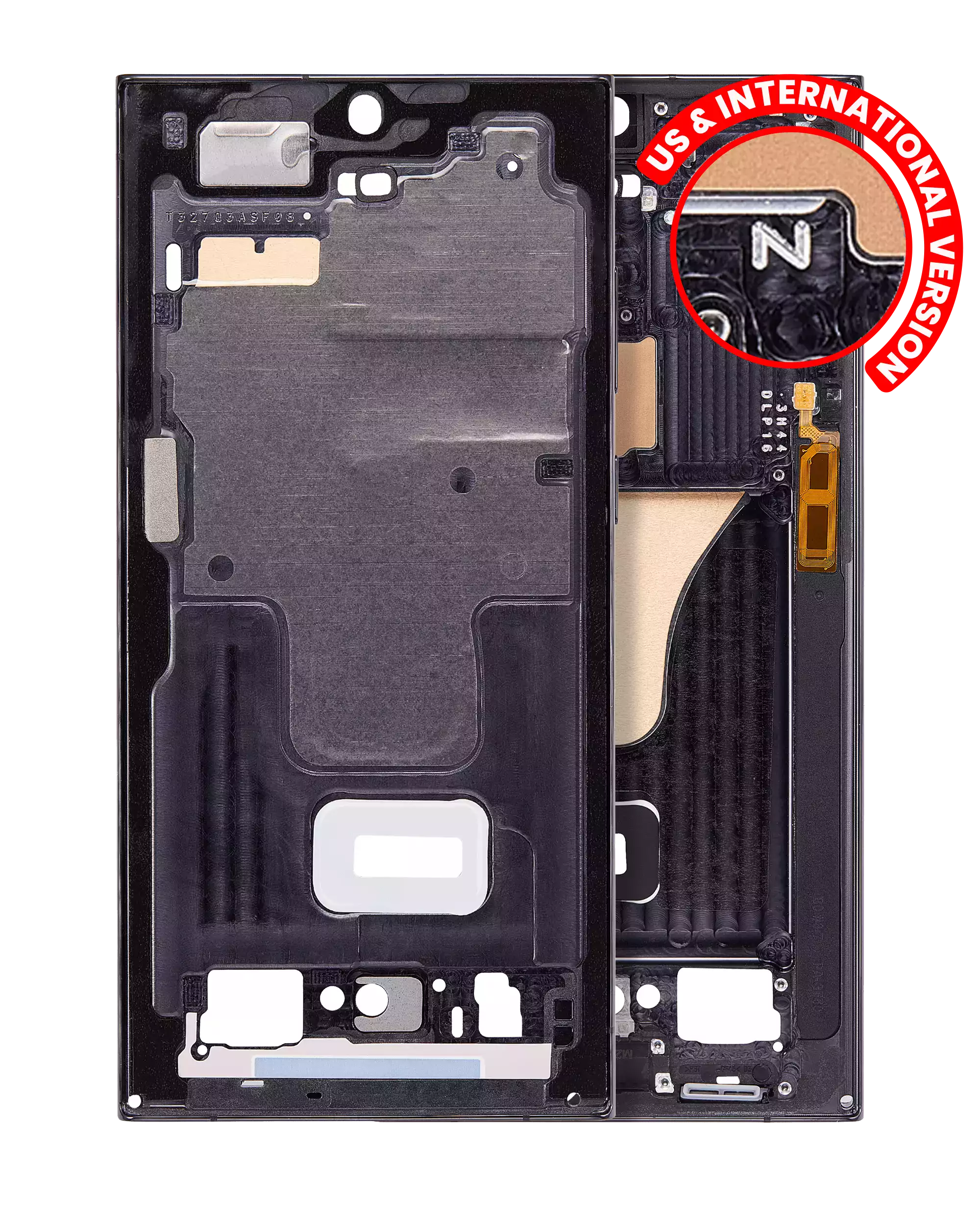 Samsung Galaxy S23 Ultra Midframe/Rahmen Graphite