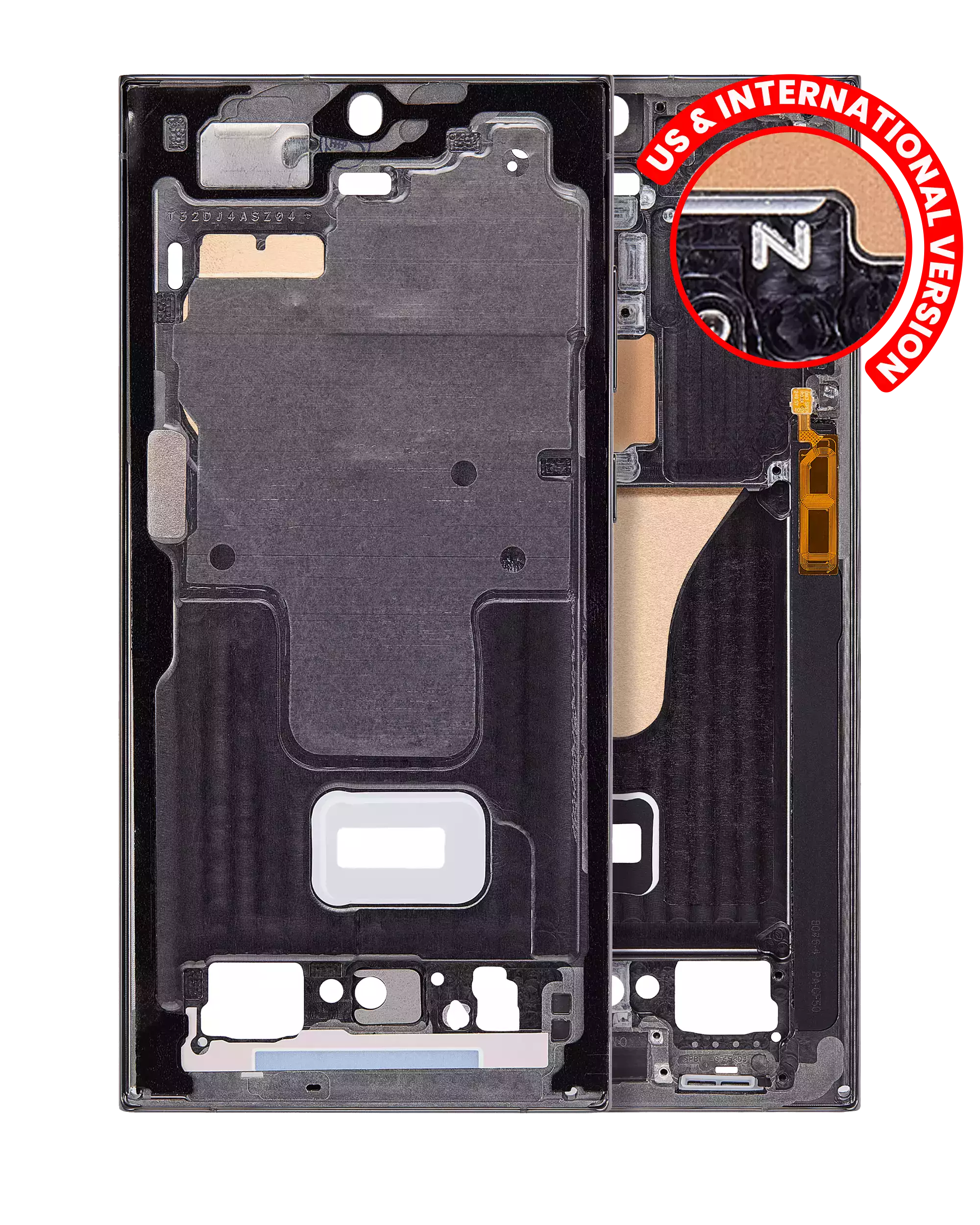 Backcover/Rahmen Samsung Galaxy S23 Ultra Grün