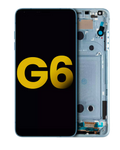 LCD Display with Frame for LG G6 (Refurbished) (Marine Blue)