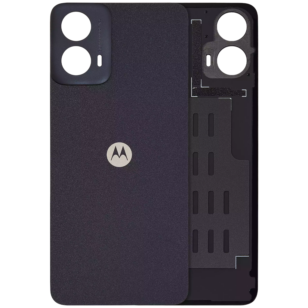 Motorola Moto G34 Original Glas-Backcover Charcoal Black