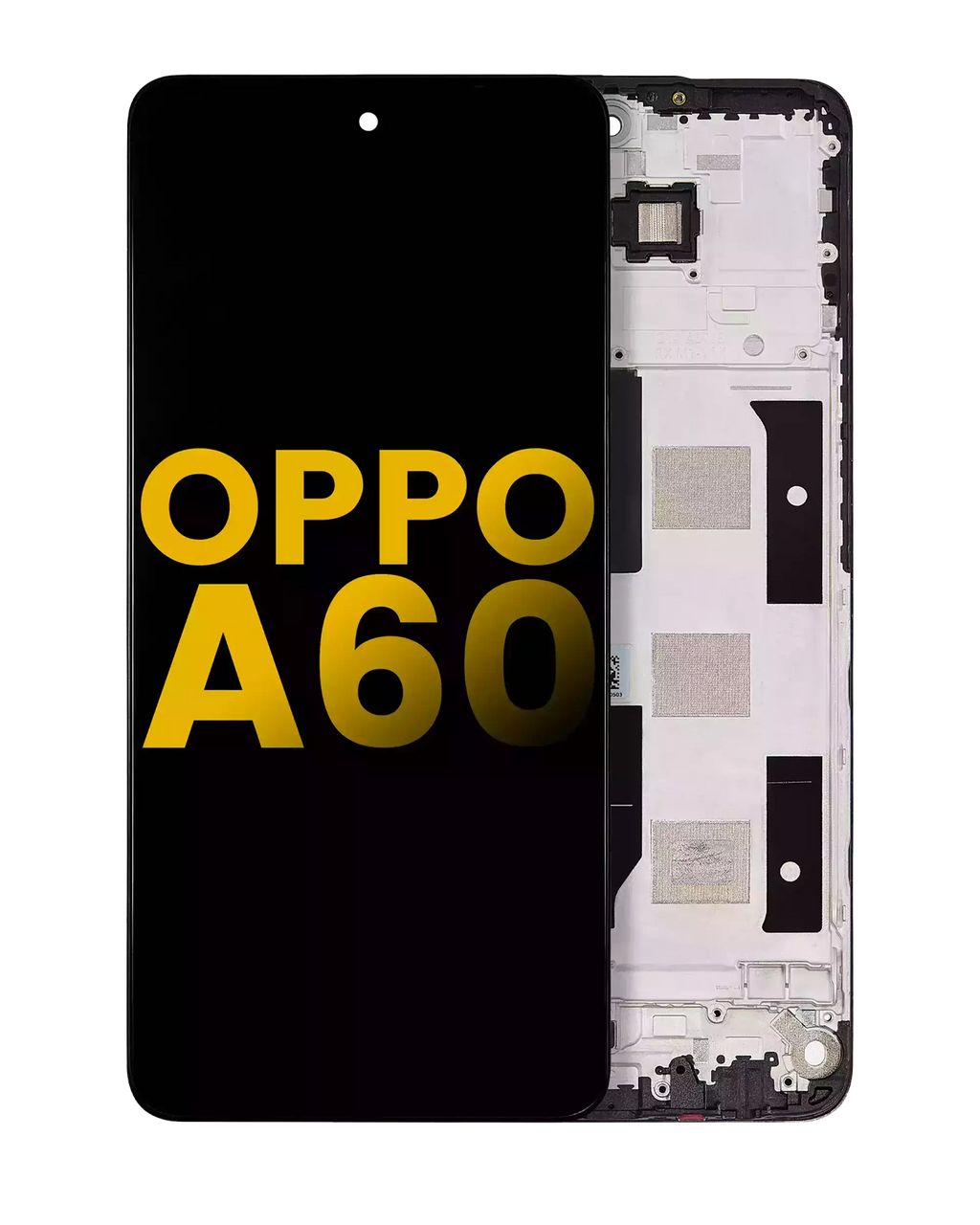 LCD-Display mit Rahmen für OPPO A60 (Refurbished) (Alle Farben)