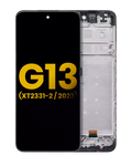 LCD Complete Assembly with Frame for Motorola Moto G13 (XT2331 / 2023) (Refurbished) (All Colors)