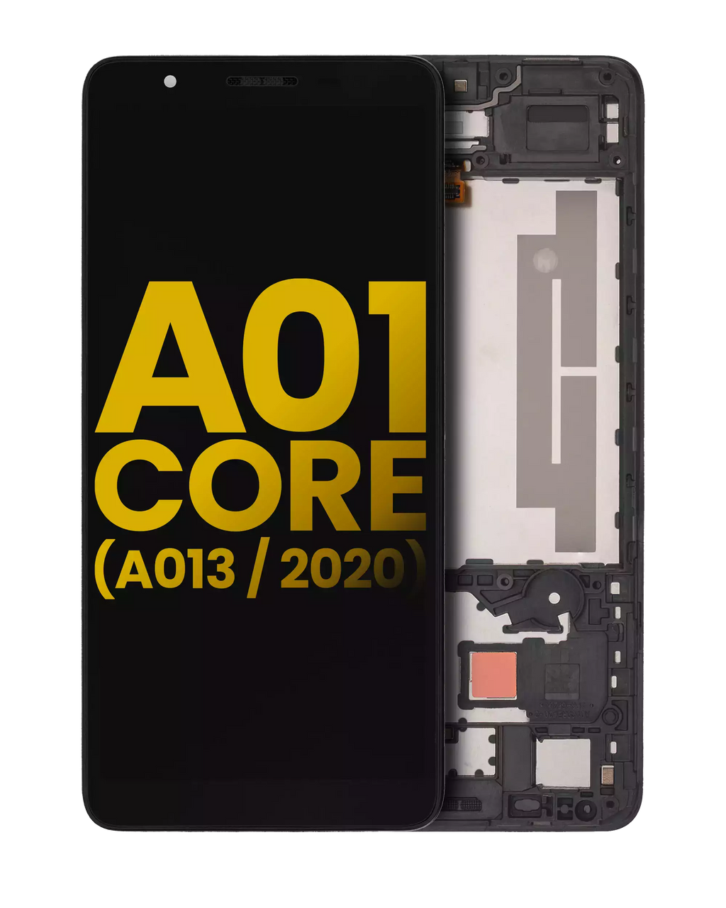 LCD-Display mit Rahmen Galaxy A01 Core Refurbished Schwarz