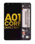 LCD-Display mit Rahmen Galaxy A01 Core Refurbished Schwarz