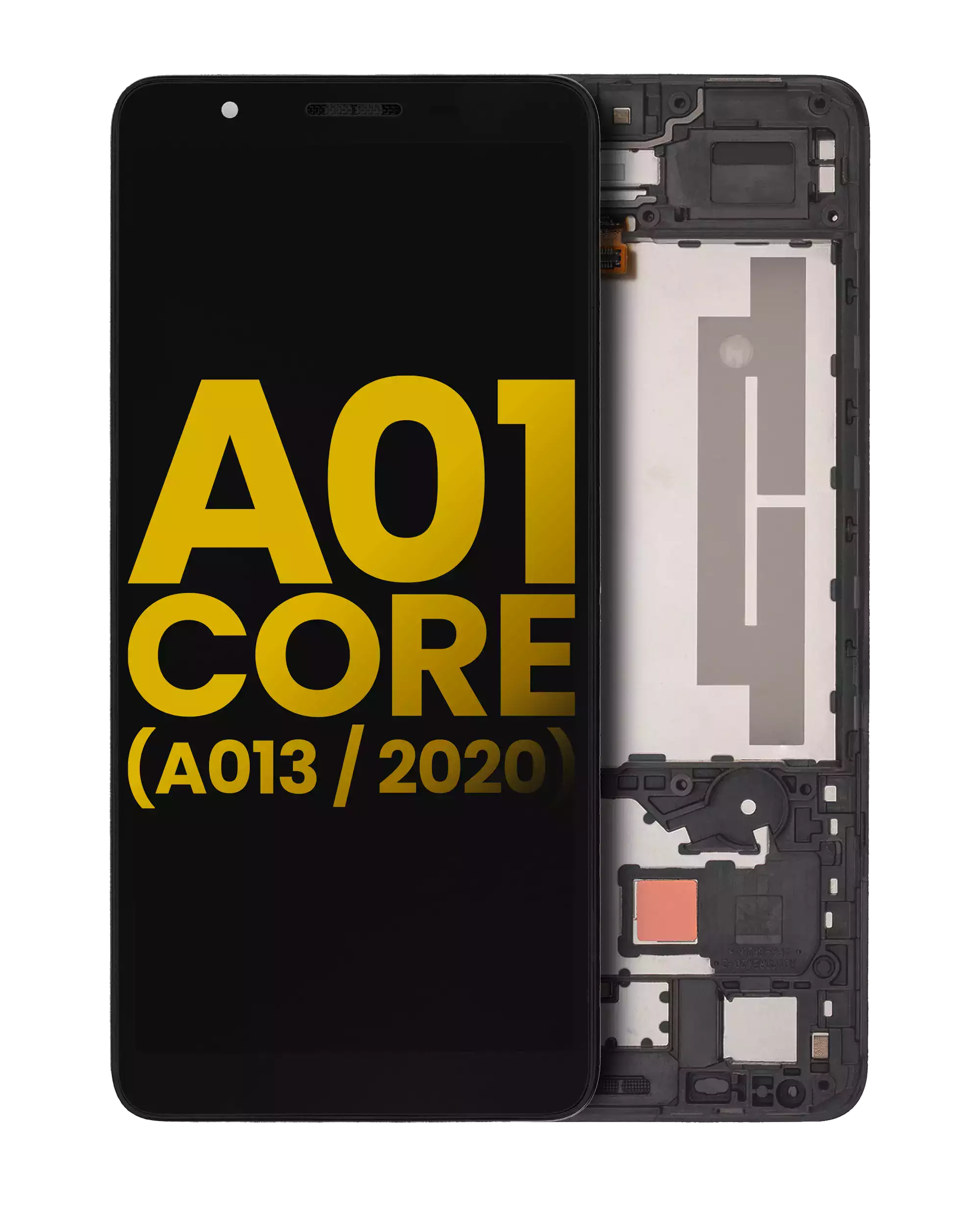 LCD Display with Frame for Samsung Galaxy A01 Core (A013/2020) Refurbished Black