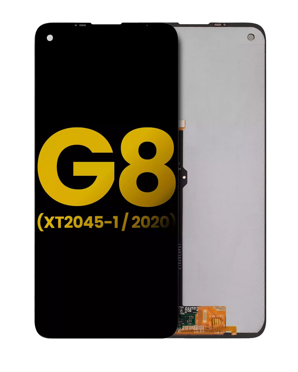 LCD Display without Frame for Motorola Moto G8 (XT2045-1 / 2020) (Refurbished) (Black)