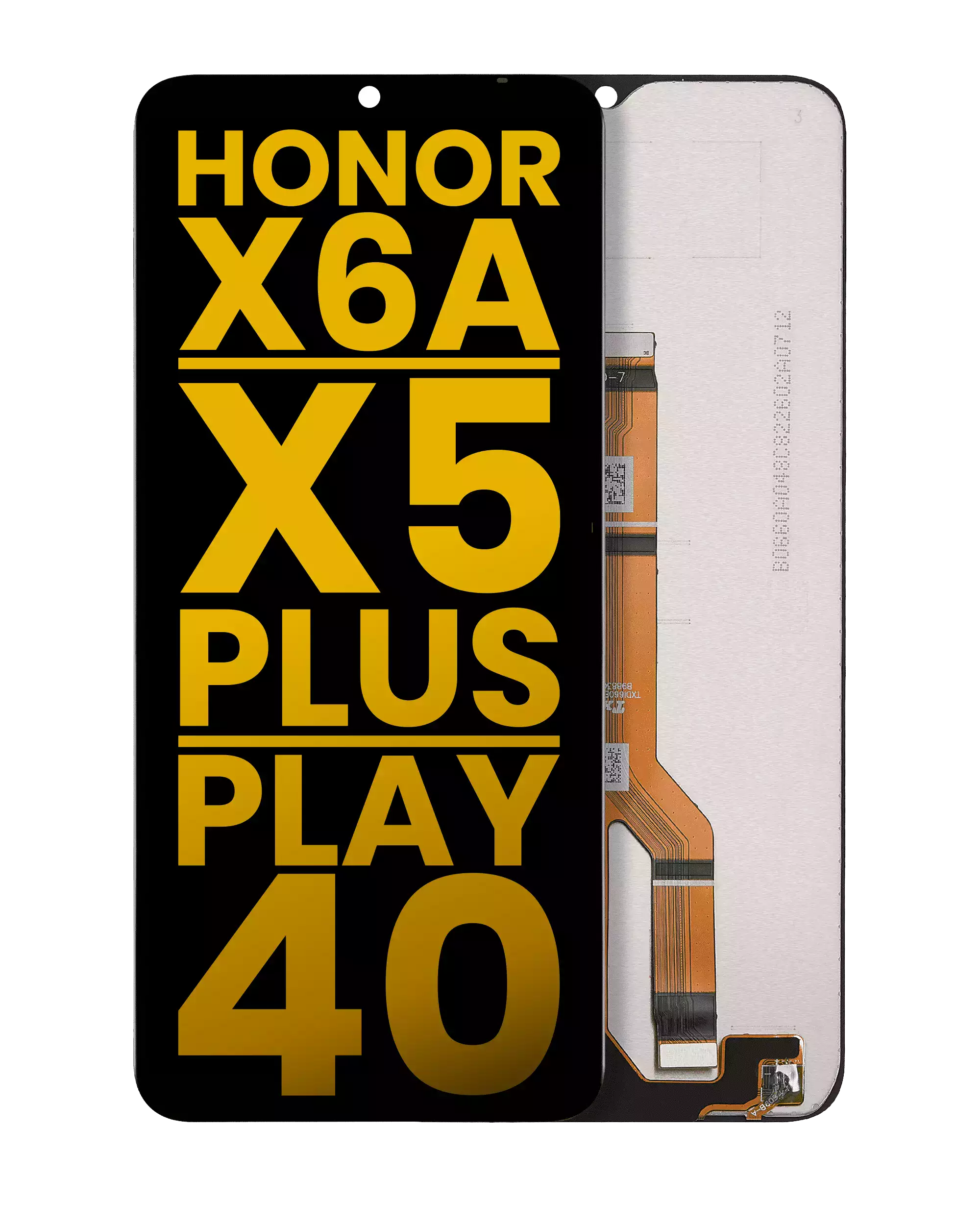 LCD Display without Frame for Honor X6A / X5 Plus / Play 40 / X5b / X5b Plus (Refurbished) (All Colors)