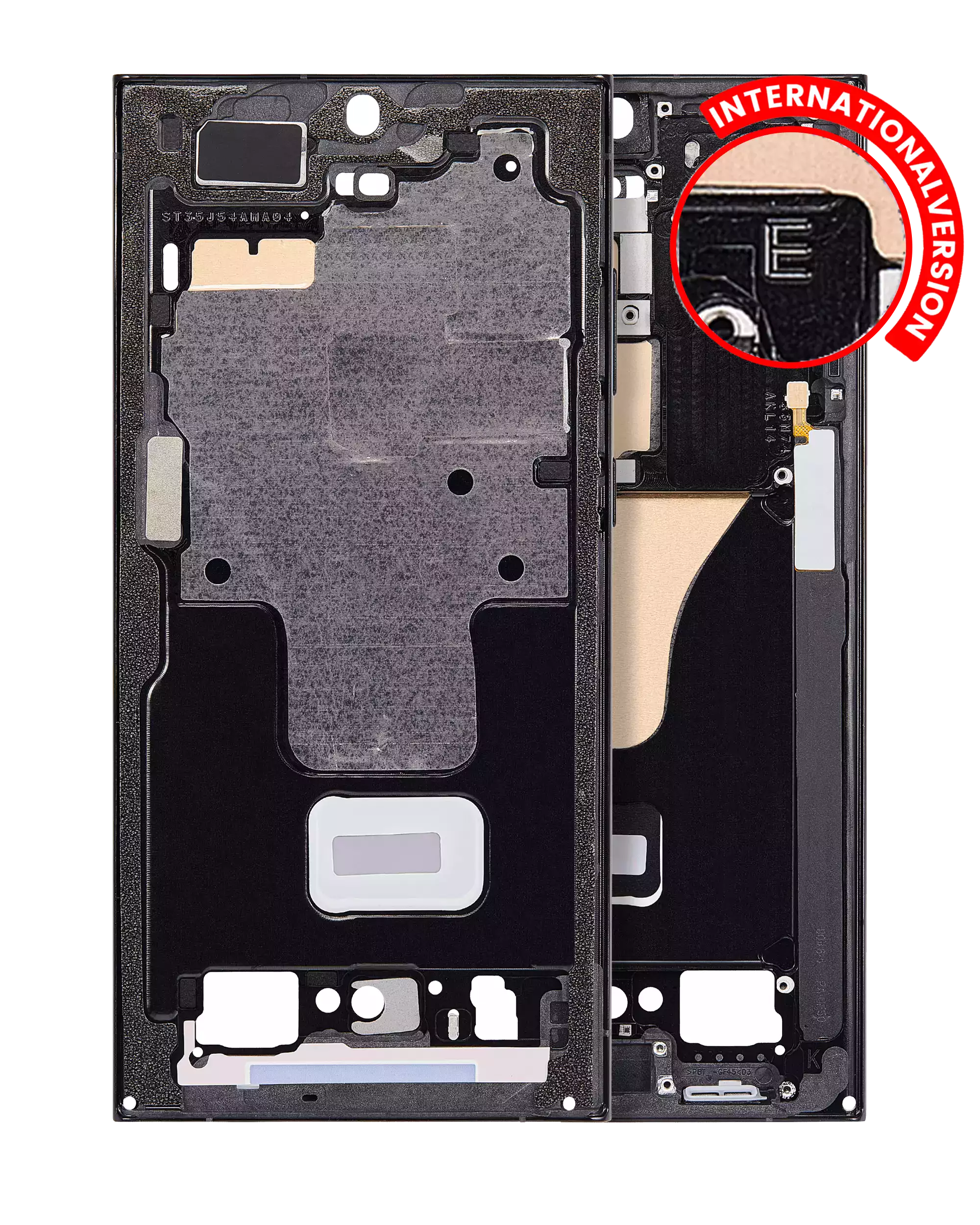 Midframe/Rahmen für Samsung Galaxy S23 Ultra Graphite