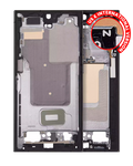 Midframe/Rahmen für Samsung Galaxy S24 Ultra Titanium Schwarz
