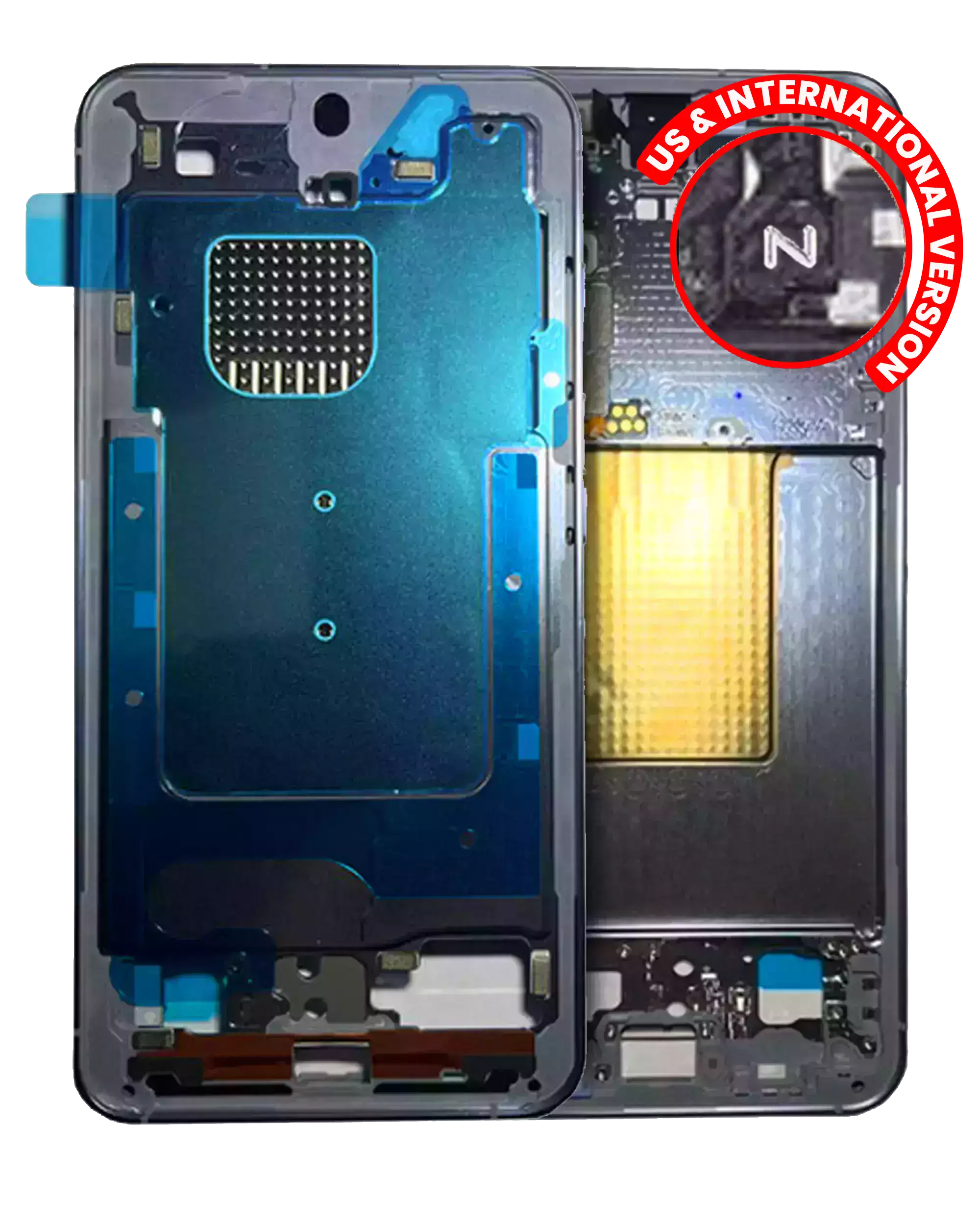 Midframe/Rahmen Samsung Galaxy S24 Plus Sapphire Blue